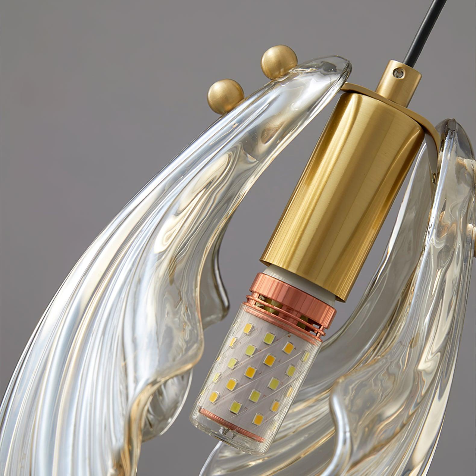 Veda Pendant Lamp Glass Shell Artistic Elegant-Neutral Decor