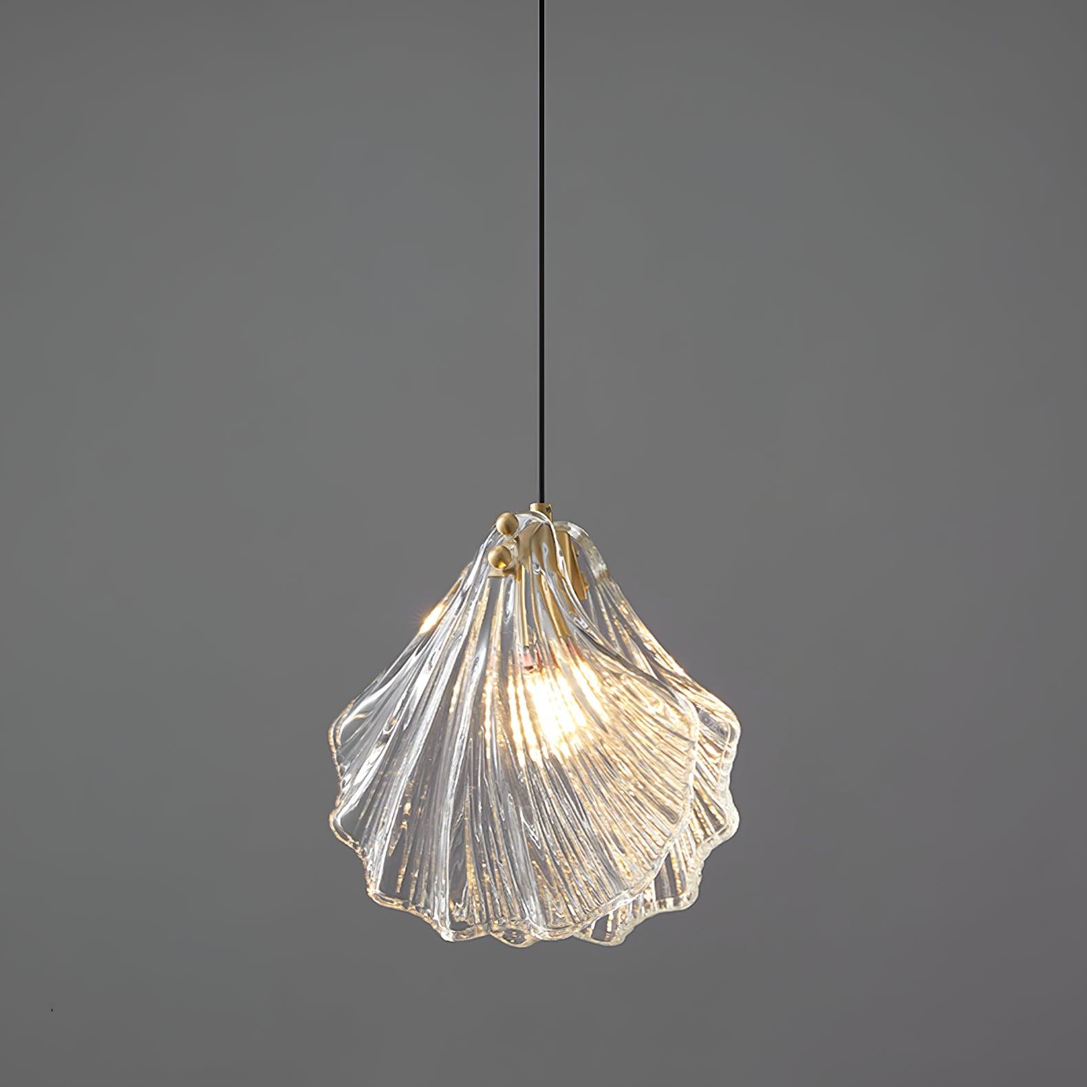 Veda Pendant Lamp Glass Shell Artistic Elegant-Neutral Decor