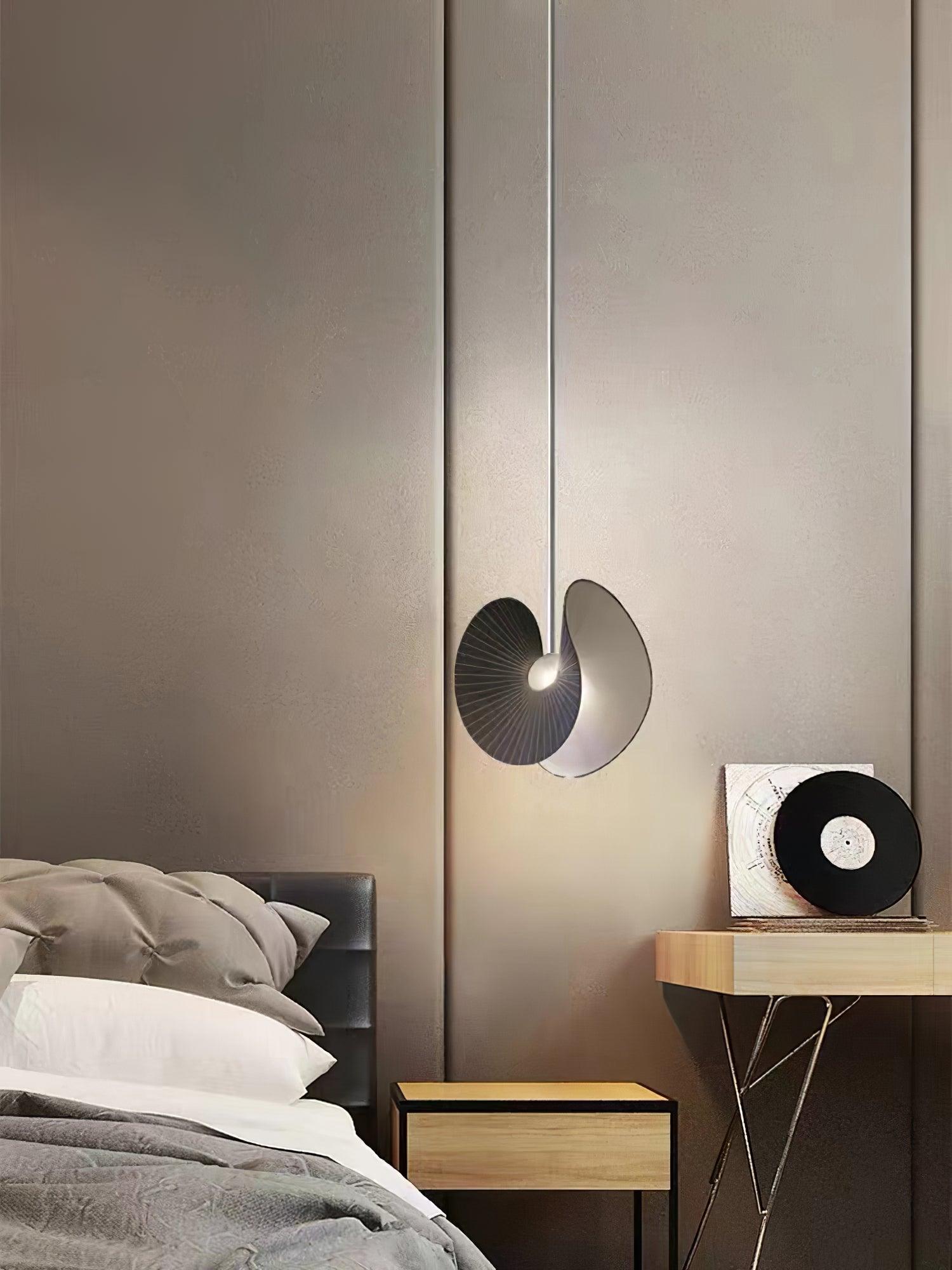 Mavira Fabric Pendant Light-Neutral Decor