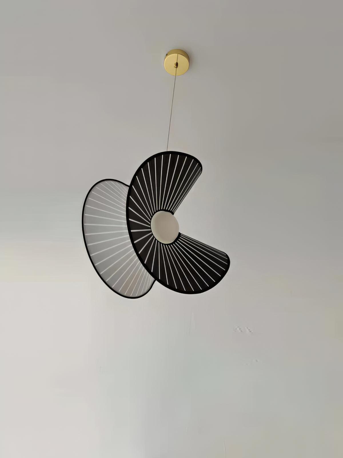 Mavira Fabric Pendant Light-Neutral Decor