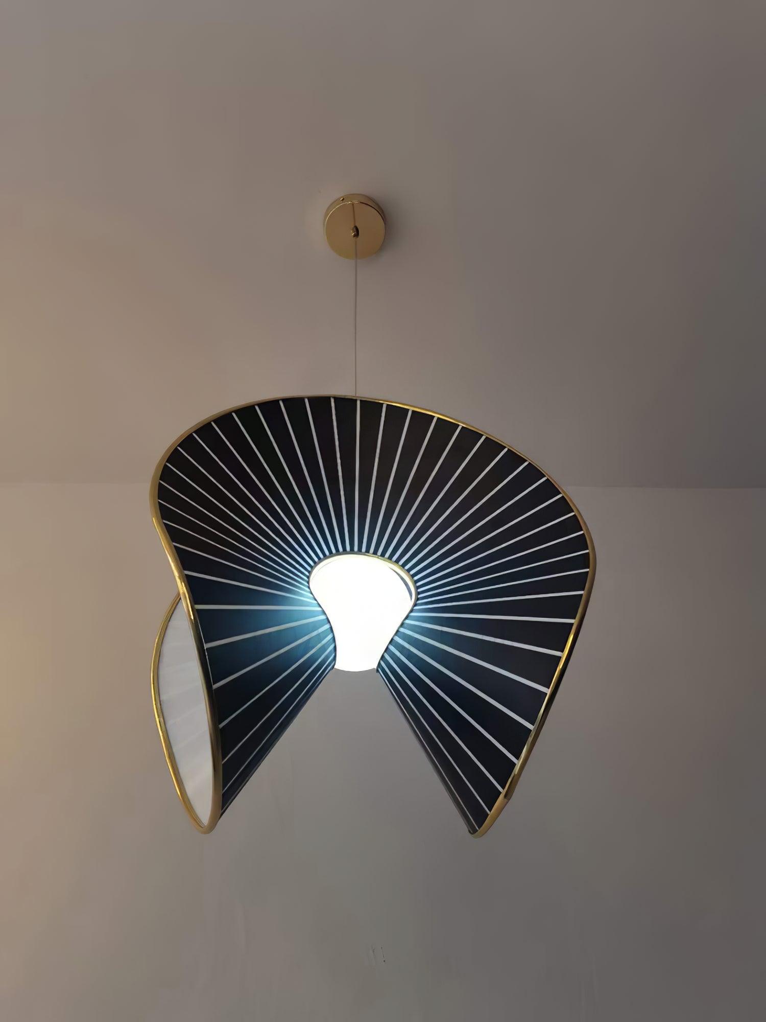 Mavira Fabric Pendant Light-Neutral Decor