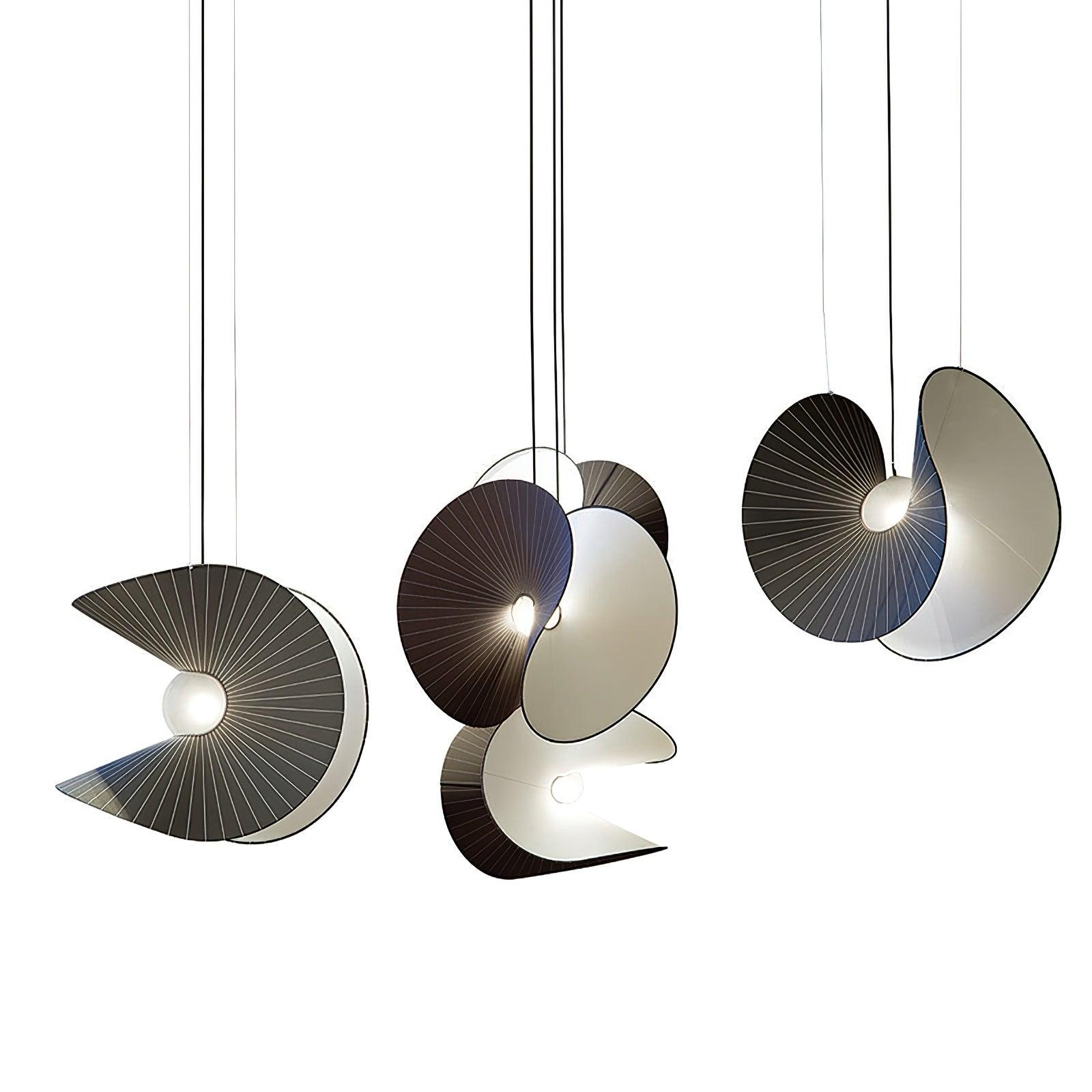 Mavira Fabric Pendant Light-Neutral Decor