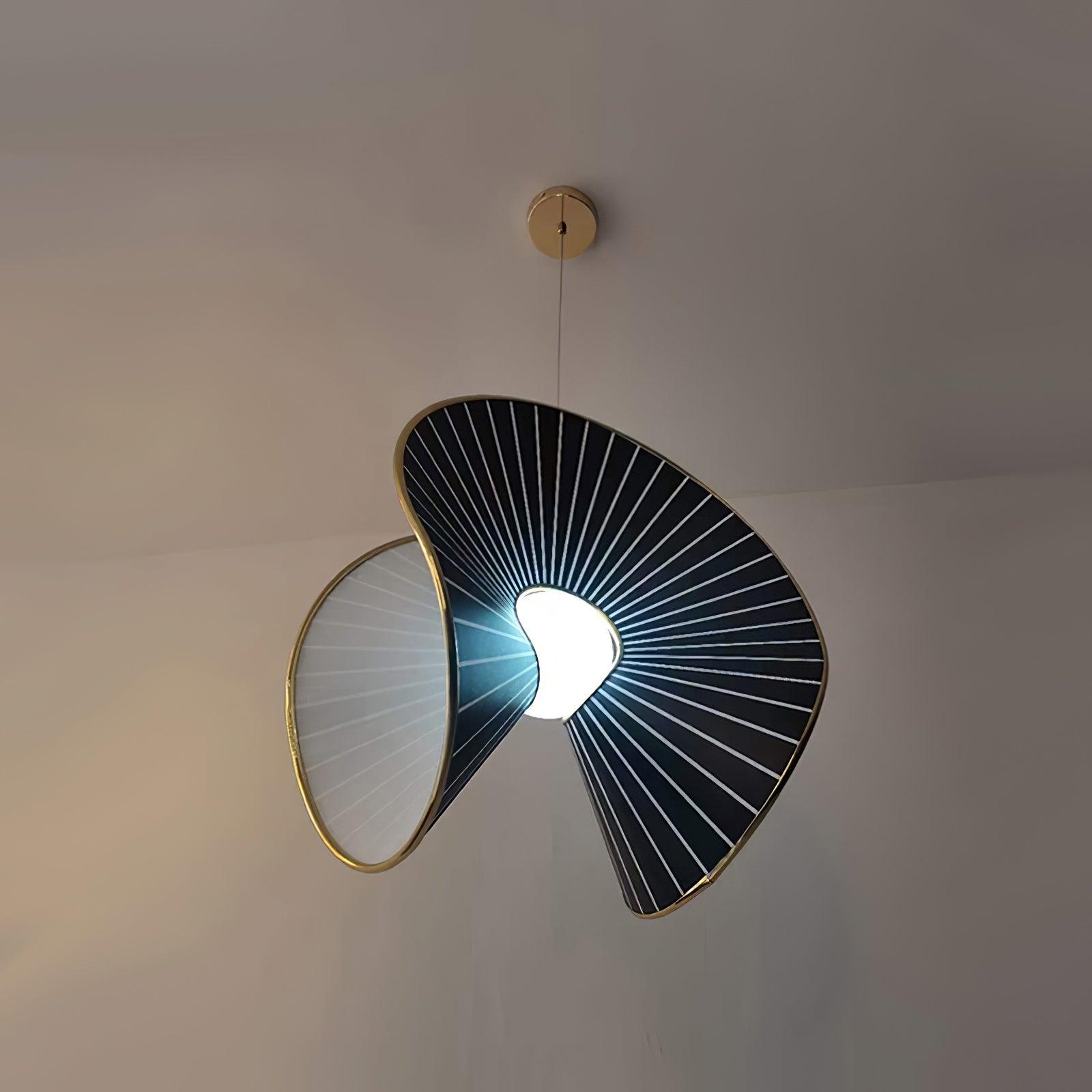 Mavira Fabric Pendant Light-Neutral Decor