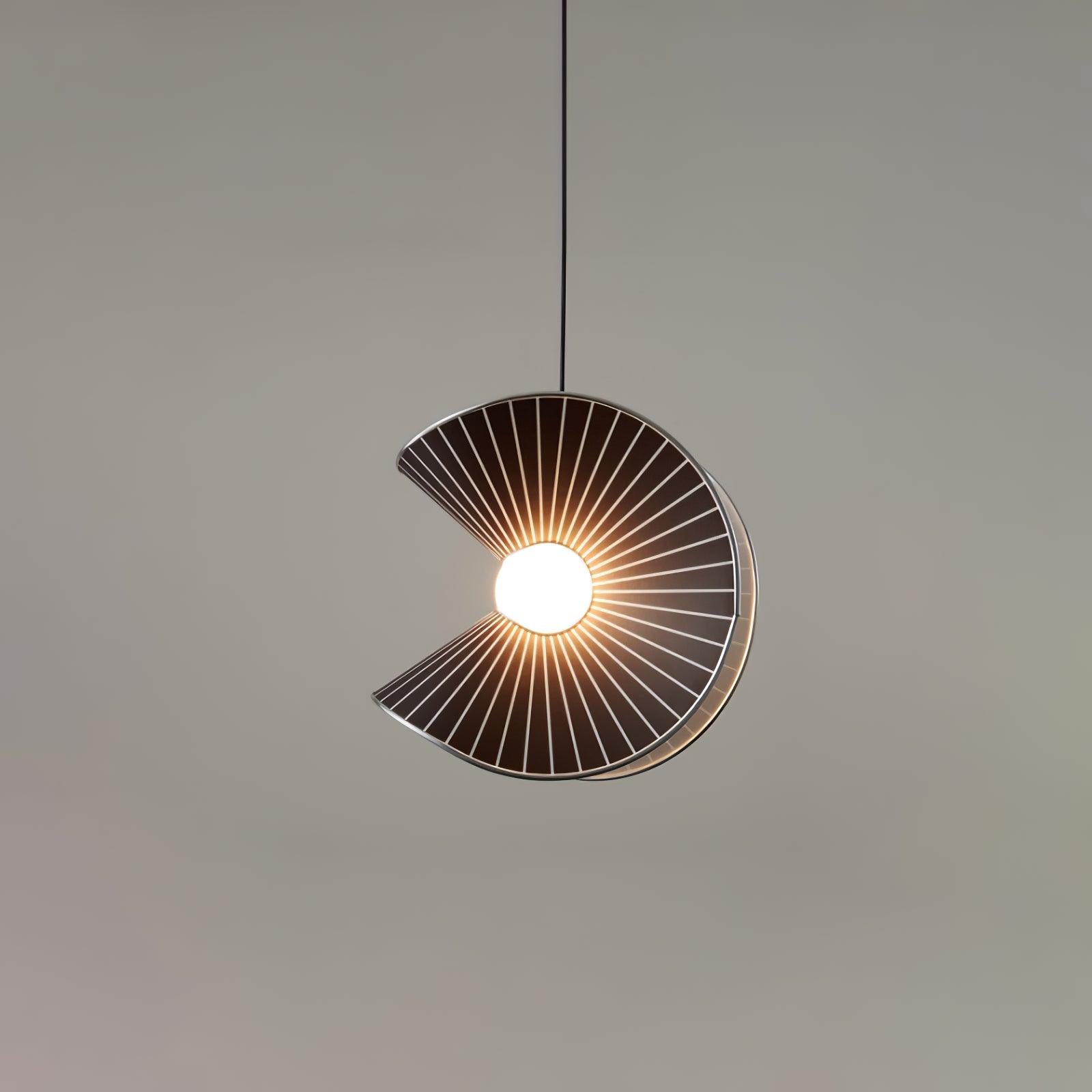 Mavira Fabric Pendant Light-Neutral Decor