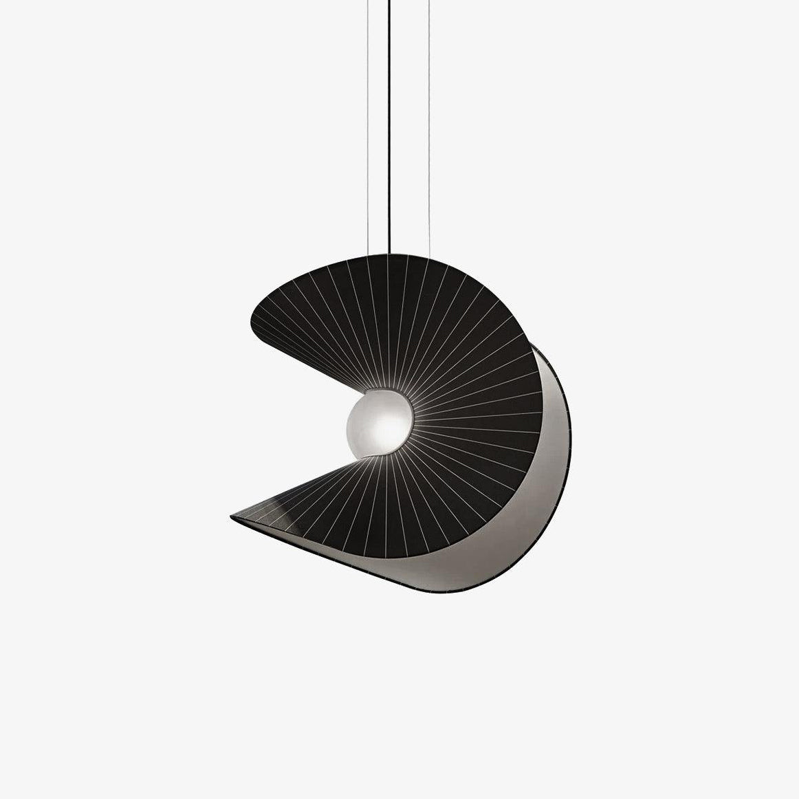 Mavira Fabric Pendant Light-Neutral Decor