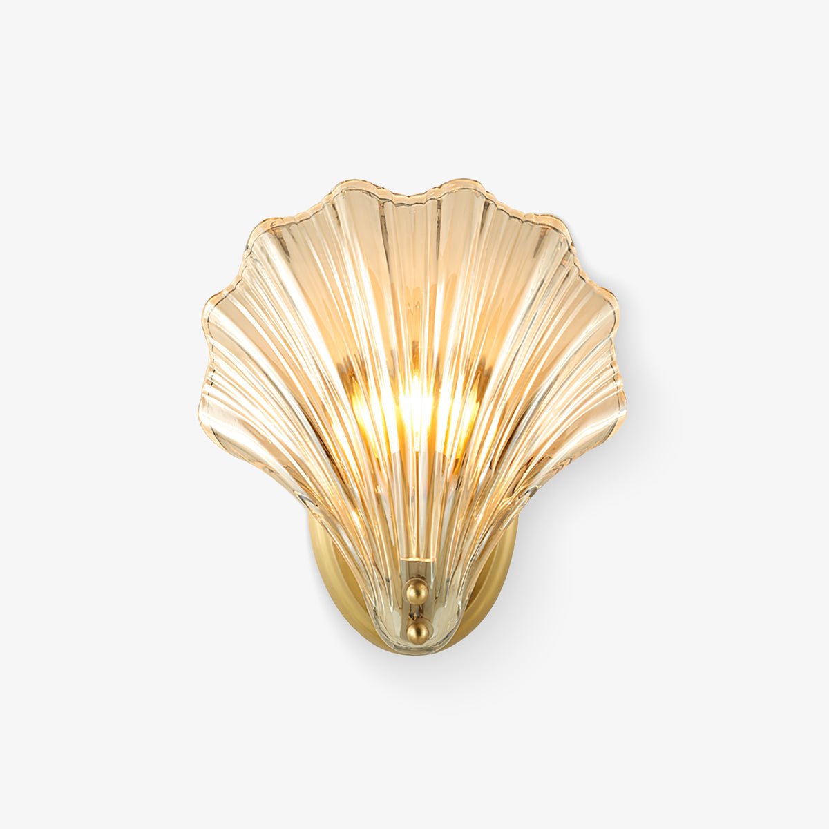 Neo Premium Elegance Brass Glass Wall Light-Neutral Decor