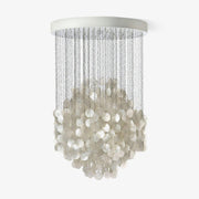 Neloza Coastal Shell Pendant Light-Neutral Decor