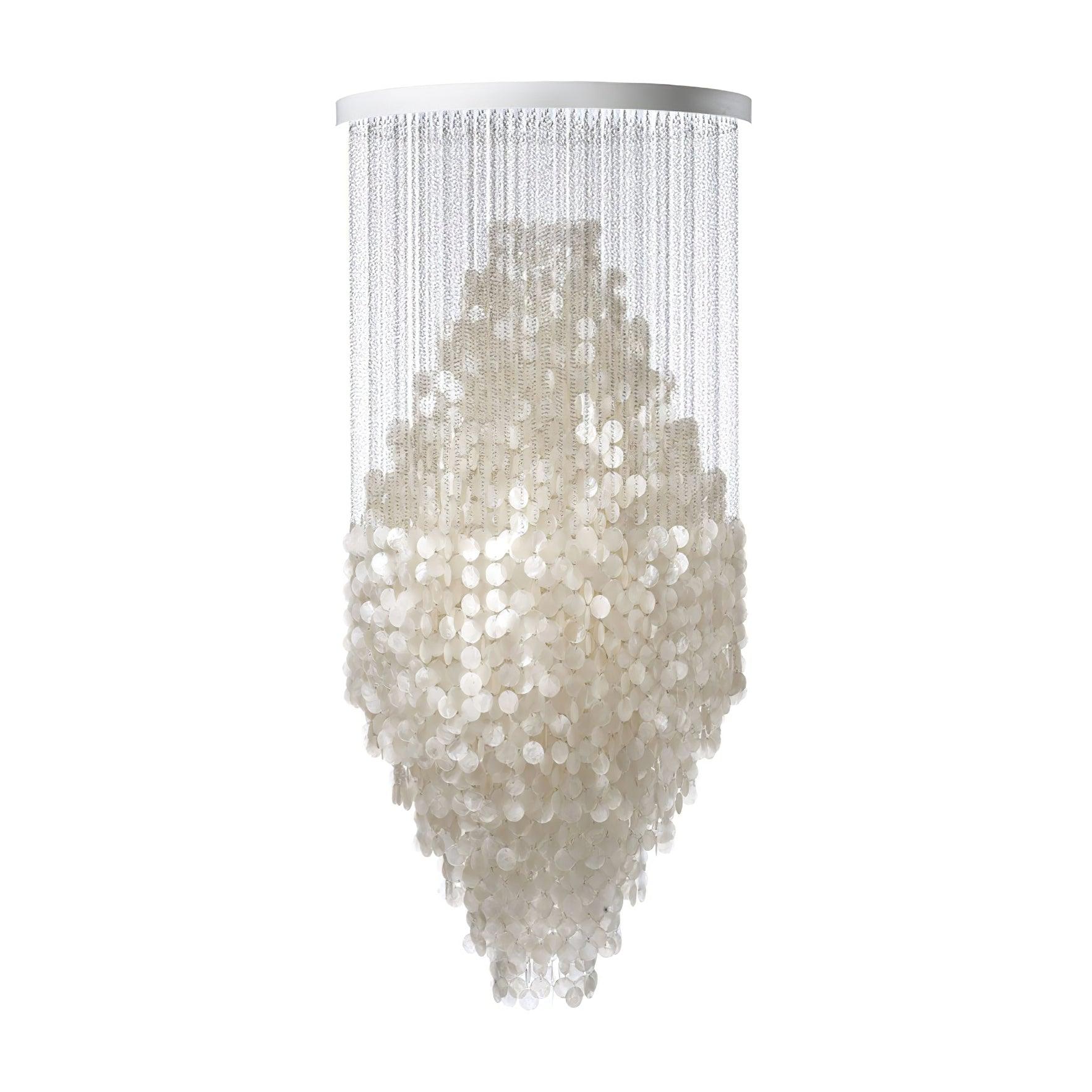 Neloza Coastal Shell Pendant Light-Neutral Decor