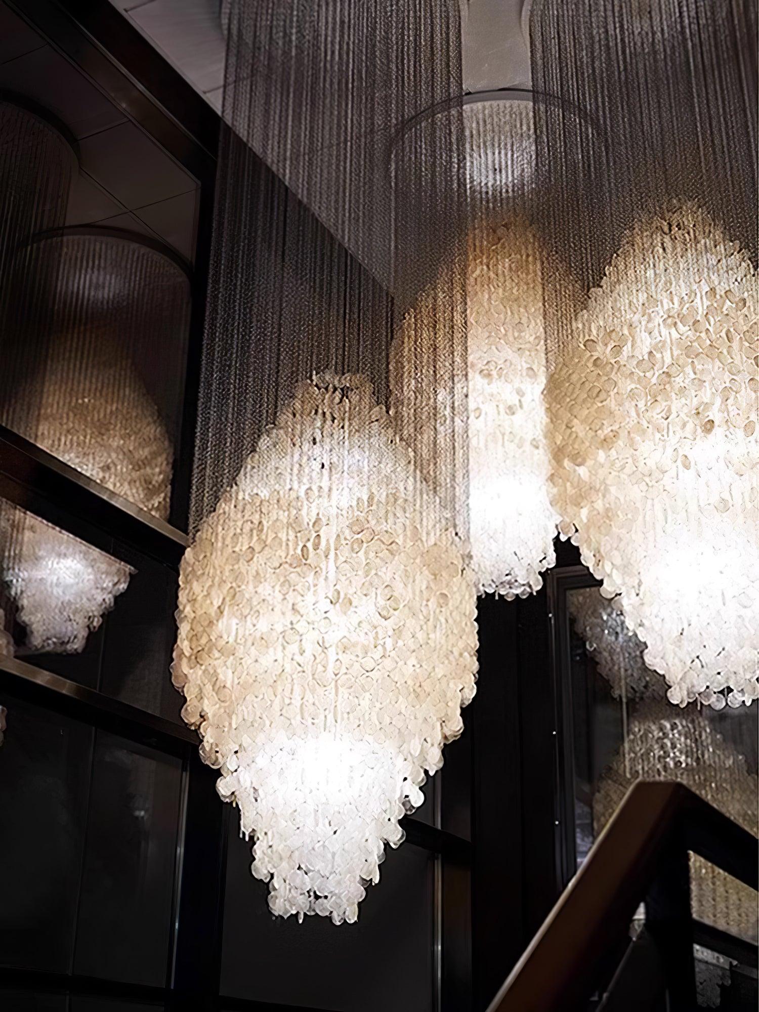 Neloza Coastal Shell Pendant Light-Neutral Decor