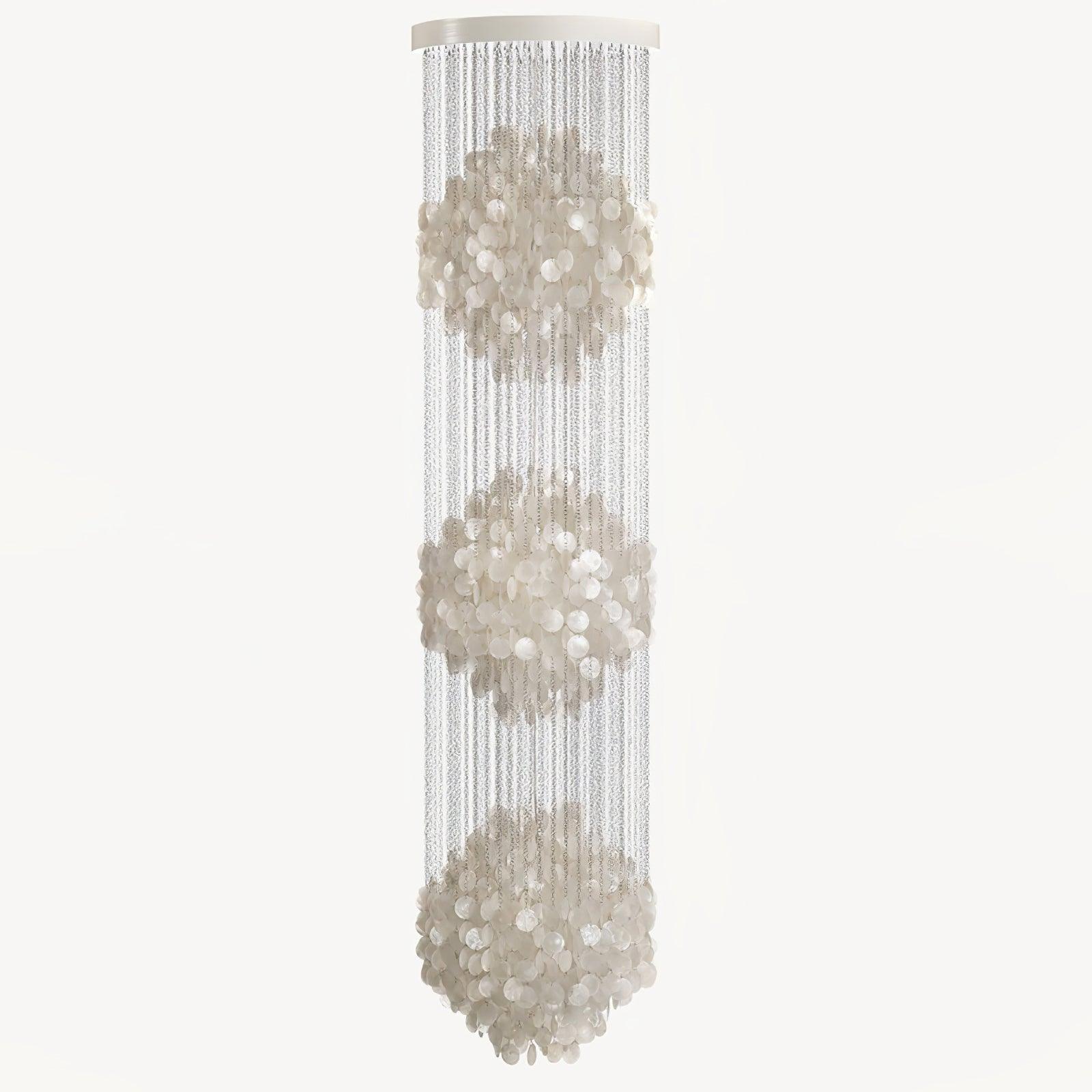 Neloza Coastal Shell Pendant Light-Neutral Decor