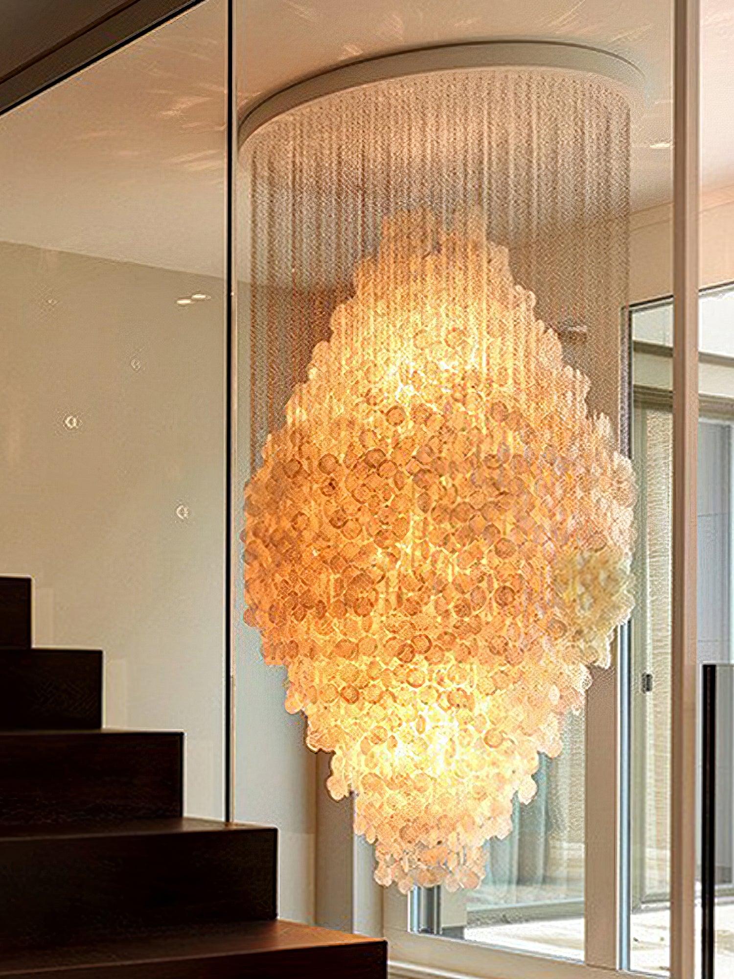 Neloza Coastal Shell Pendant Light-Neutral Decor