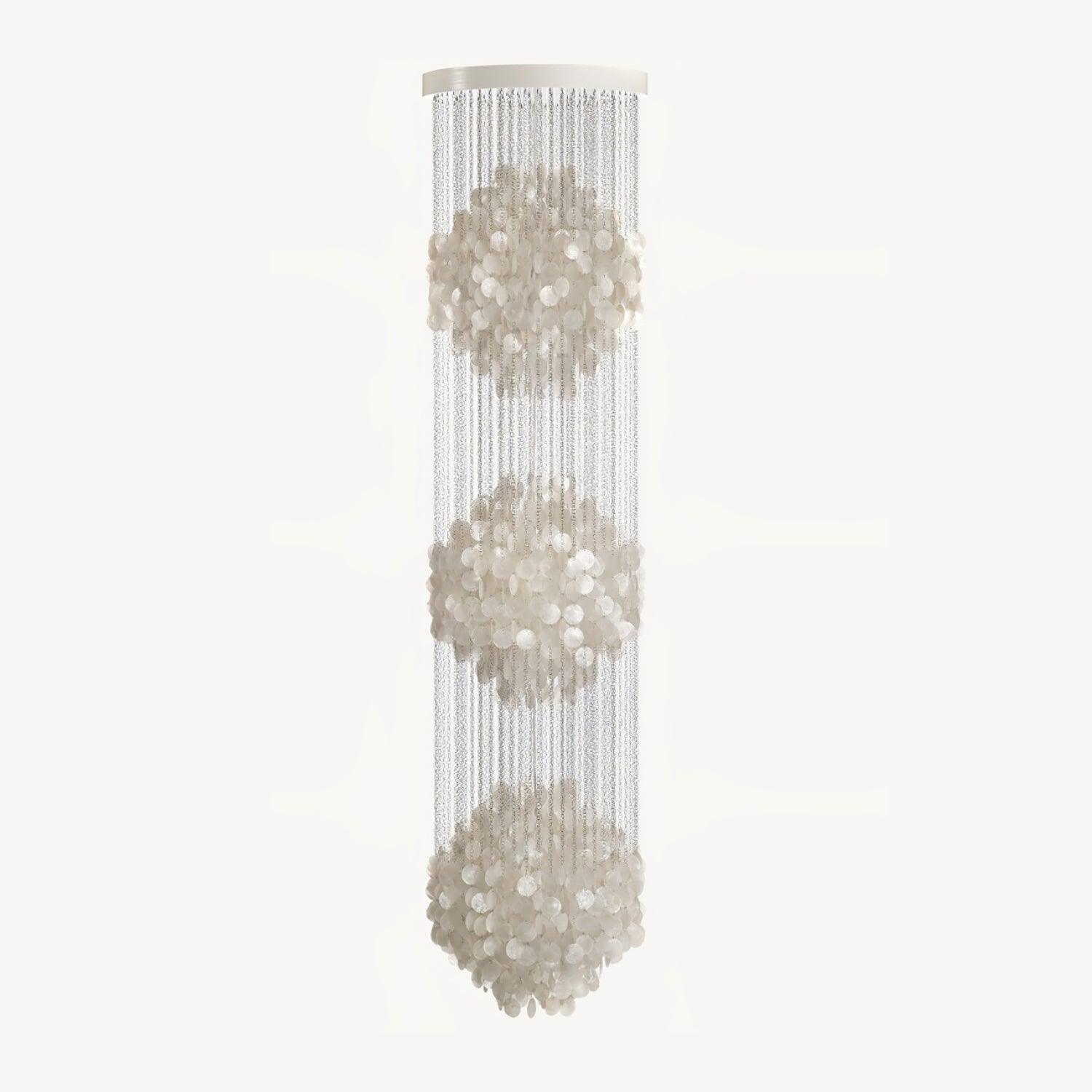 Neloza Coastal Shell Pendant Light-Neutral Decor