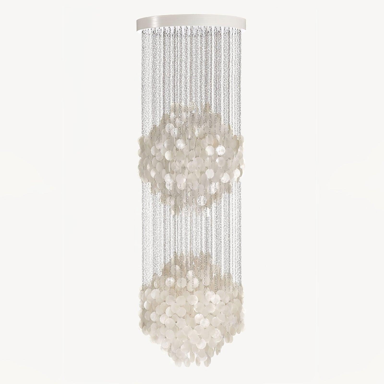 Neloza Coastal Shell Pendant Light-Neutral Decor