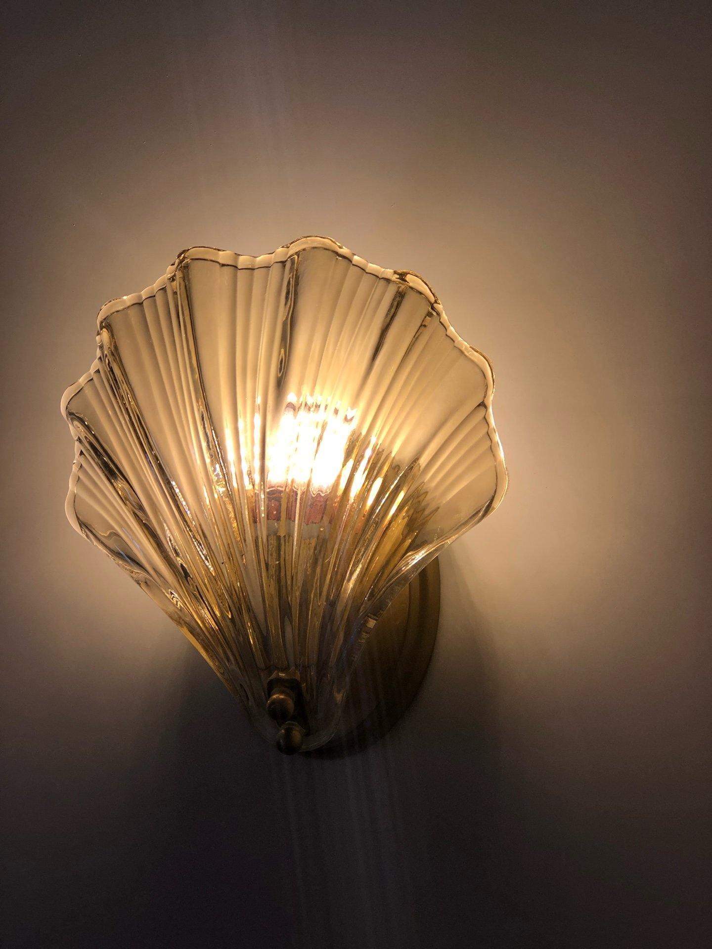 Neo Premium Elegance Brass Glass Wall Light-Neutral Decor