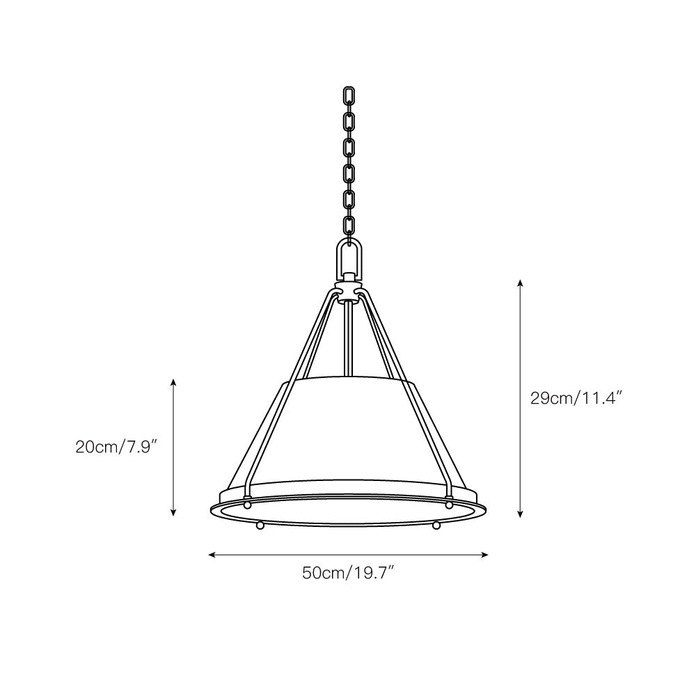 Elara Fabric Pendant Light