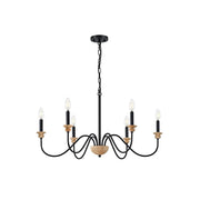 Valentina Wooden Chandelier