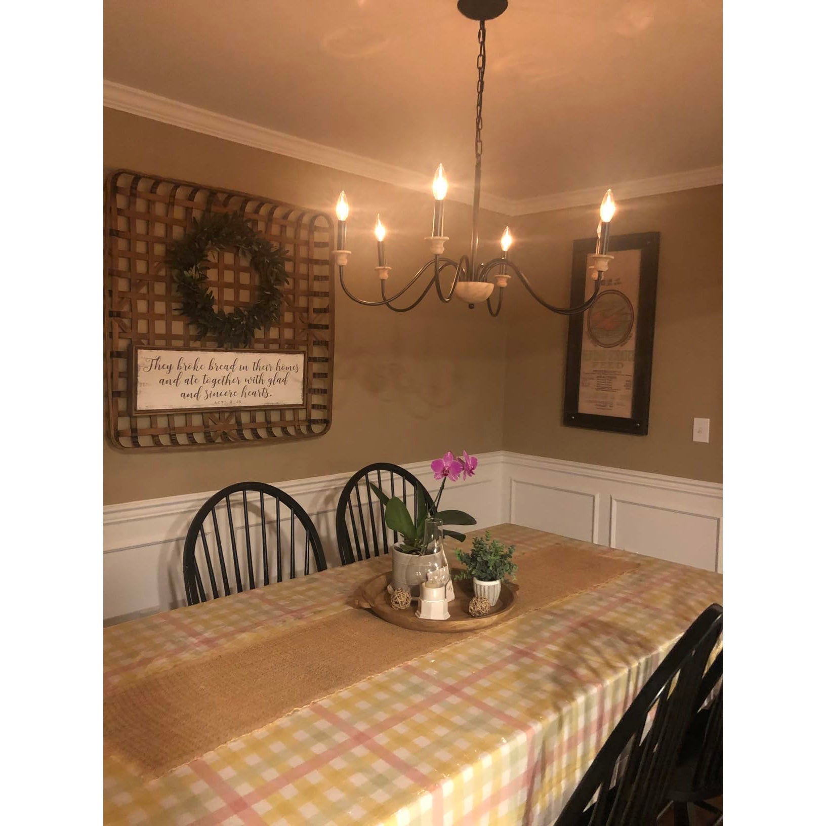 Valentina Wooden Chandelier