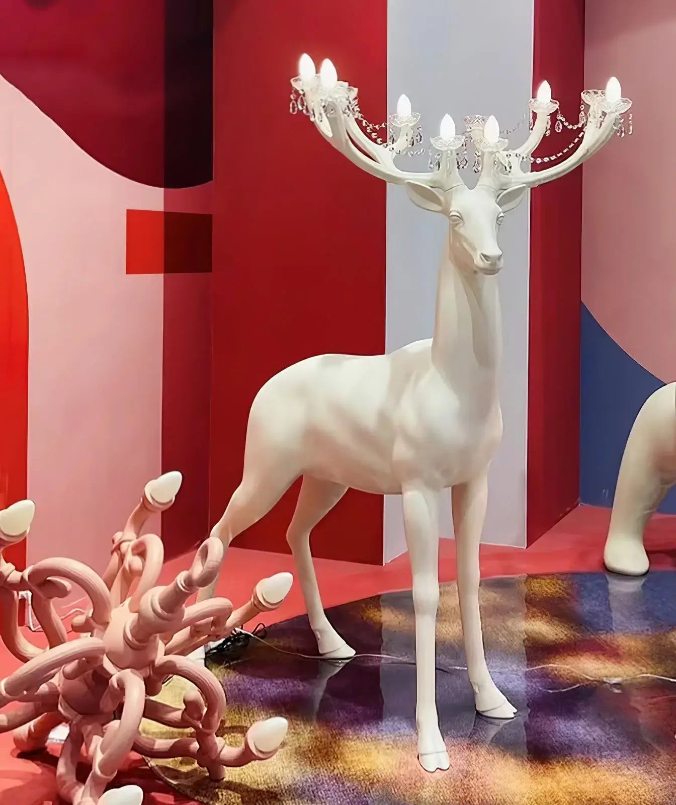 Lixor Floor Lamp Deer Figure Playful Artistic-Neutral Decor