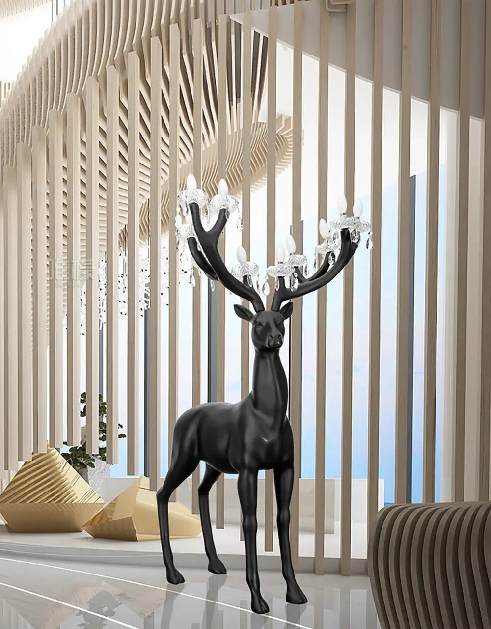 Lixor Floor Lamp Deer Figure Playful Artistic-Neutral Decor