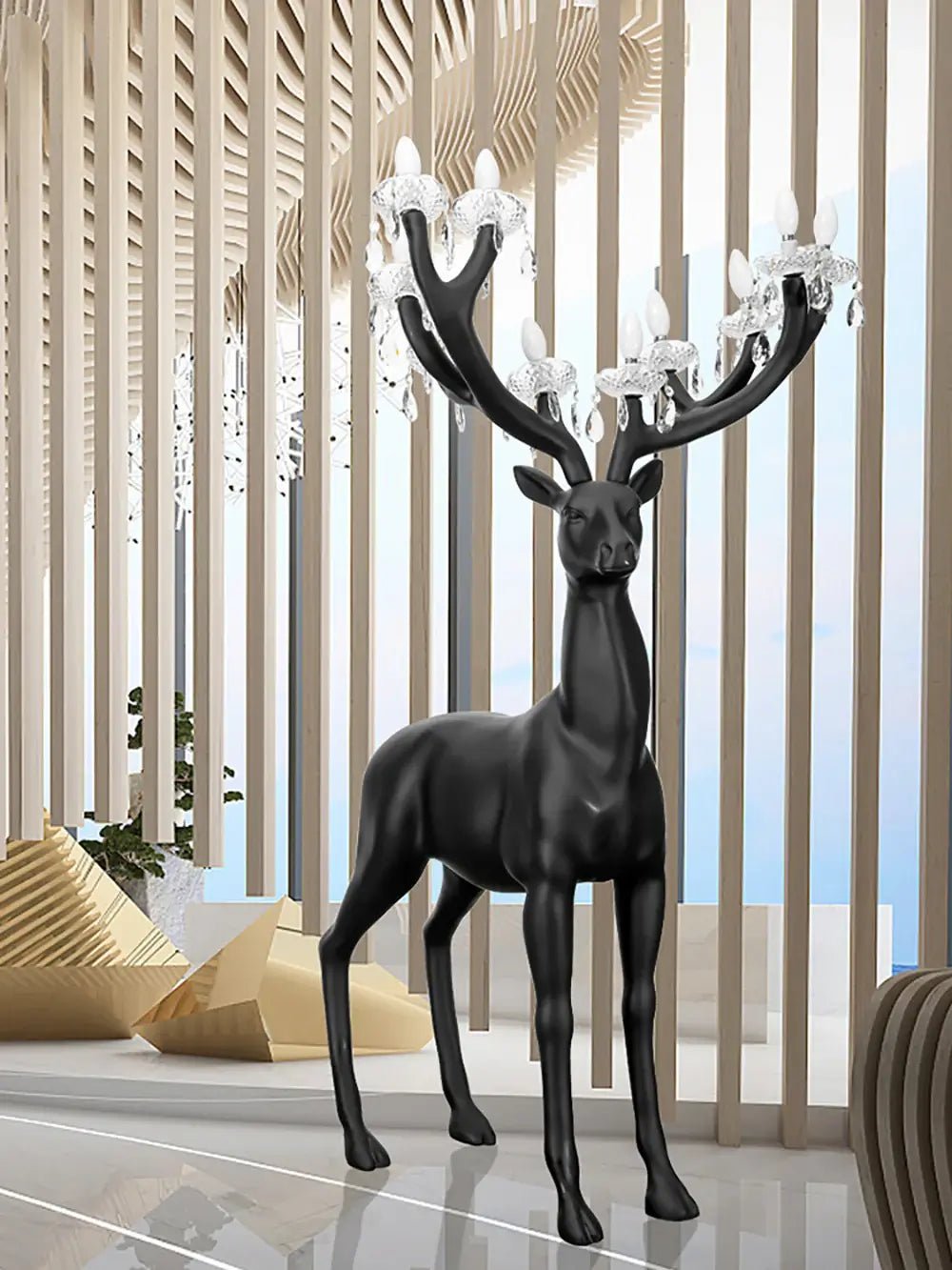 Lixor Floor Lamp Deer Figure Playful Artistic-Neutral Decor