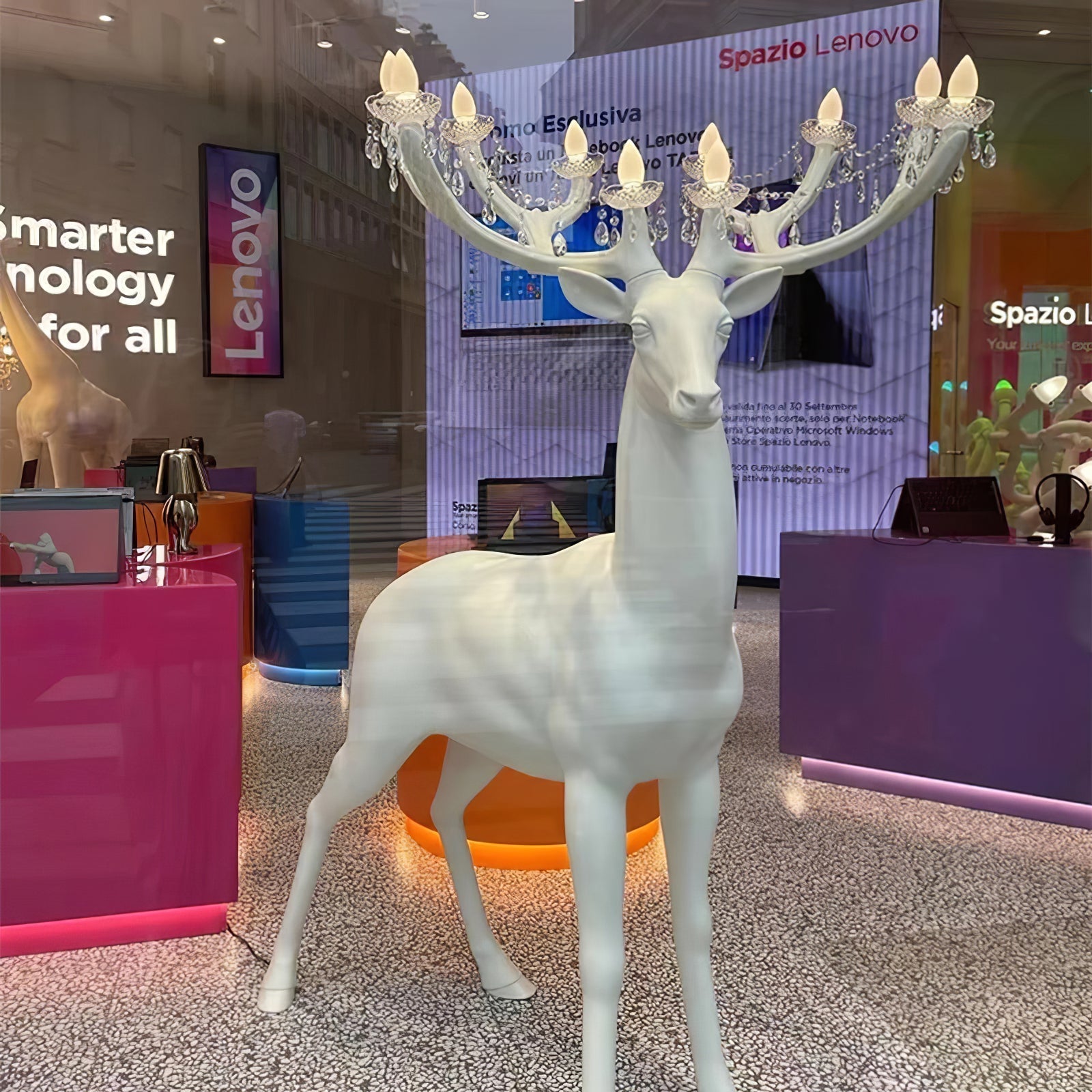 Lixor Floor Lamp Deer Figure Playful Artistic-Neutral Decor