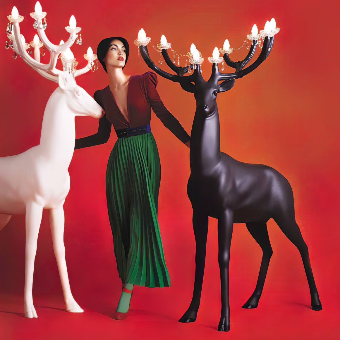 Lixor Floor Lamp Deer Figure Playful Artistic-Neutral Decor