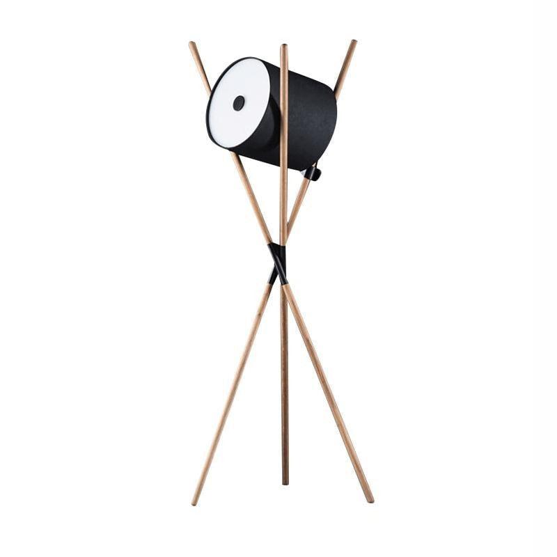 Liveny Contemporary Wood Floor Lamp-Neutral Decor