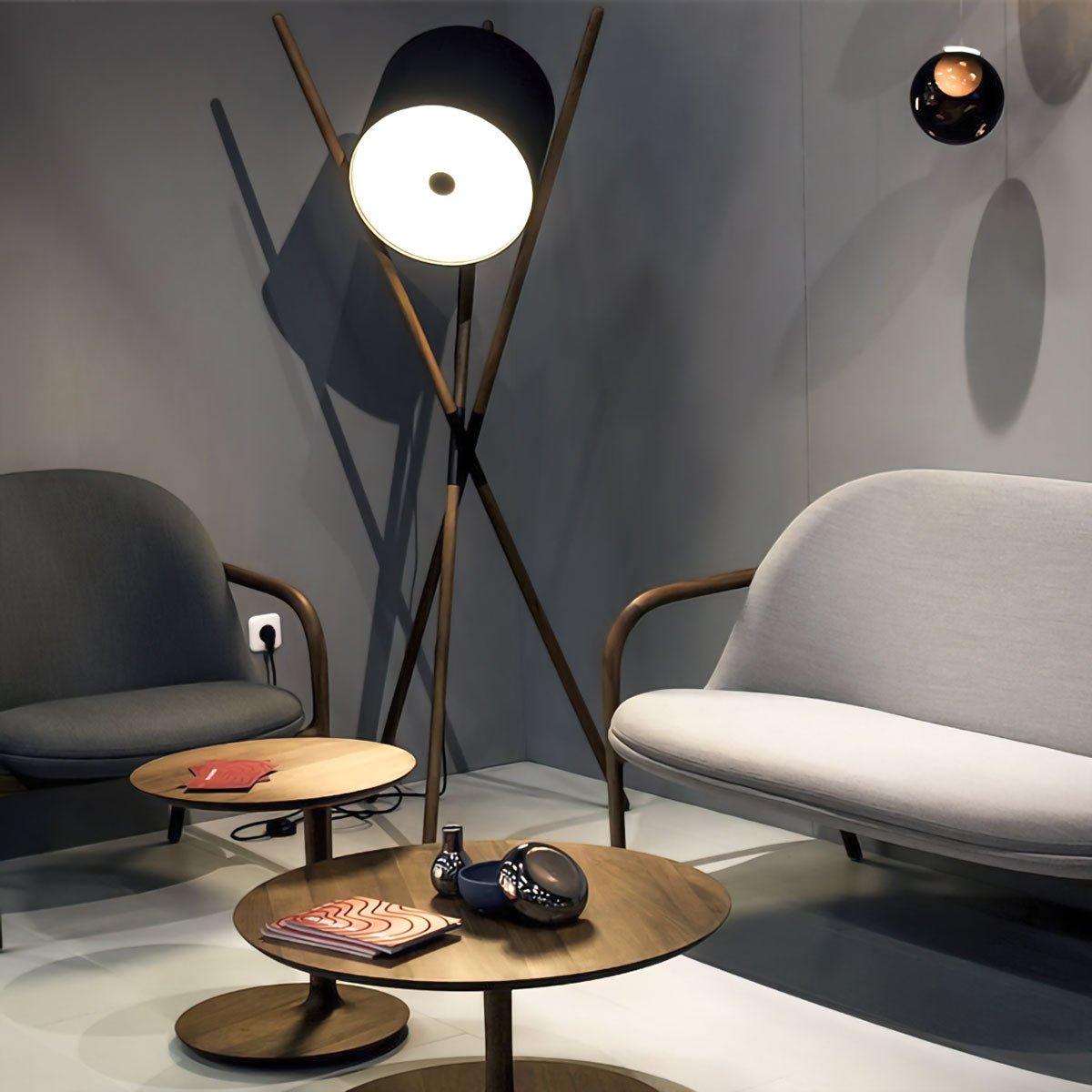 Liveny Contemporary Wood Floor Lamp-Neutral Decor