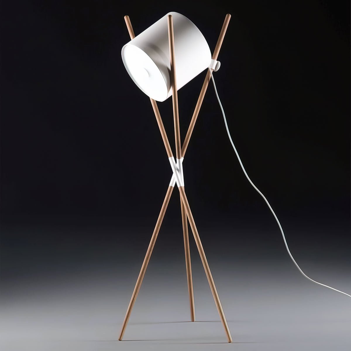 Liveny Contemporary Wood Floor Lamp-Neutral Decor