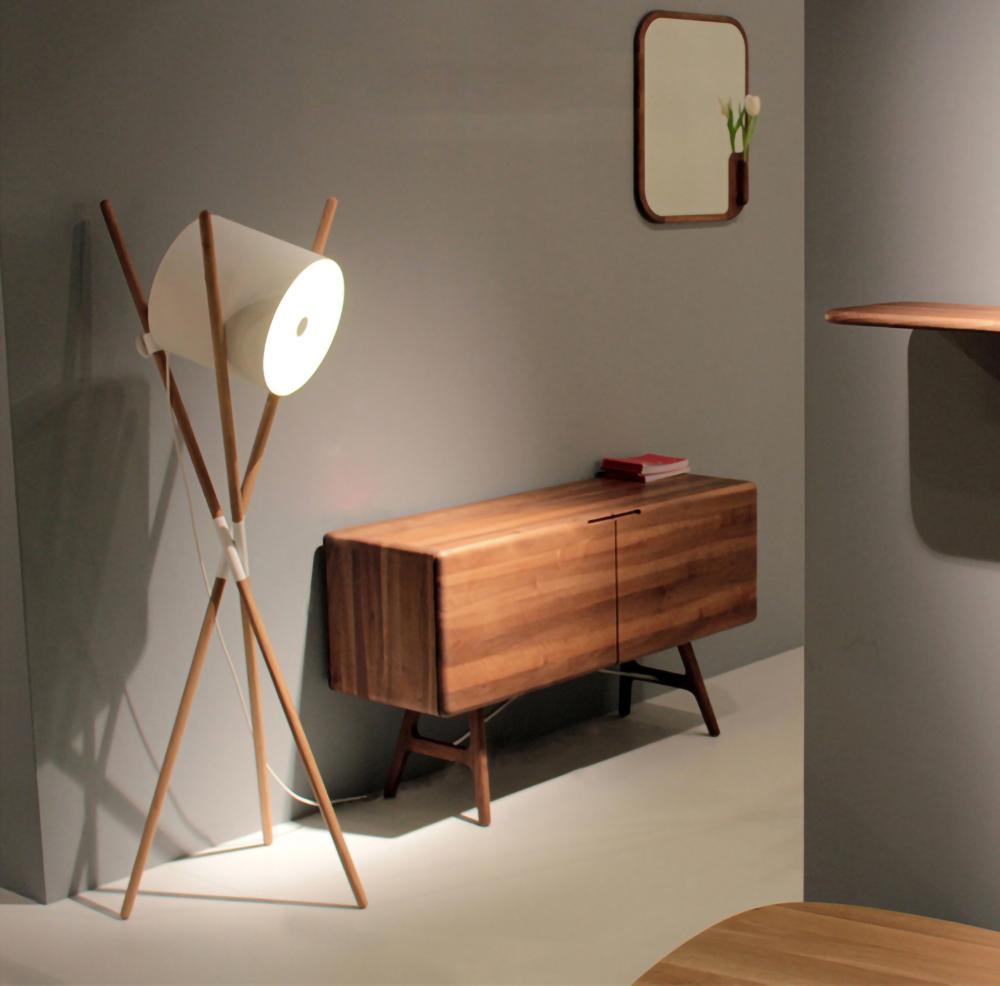 Liveny Contemporary Wood Floor Lamp-Neutral Decor