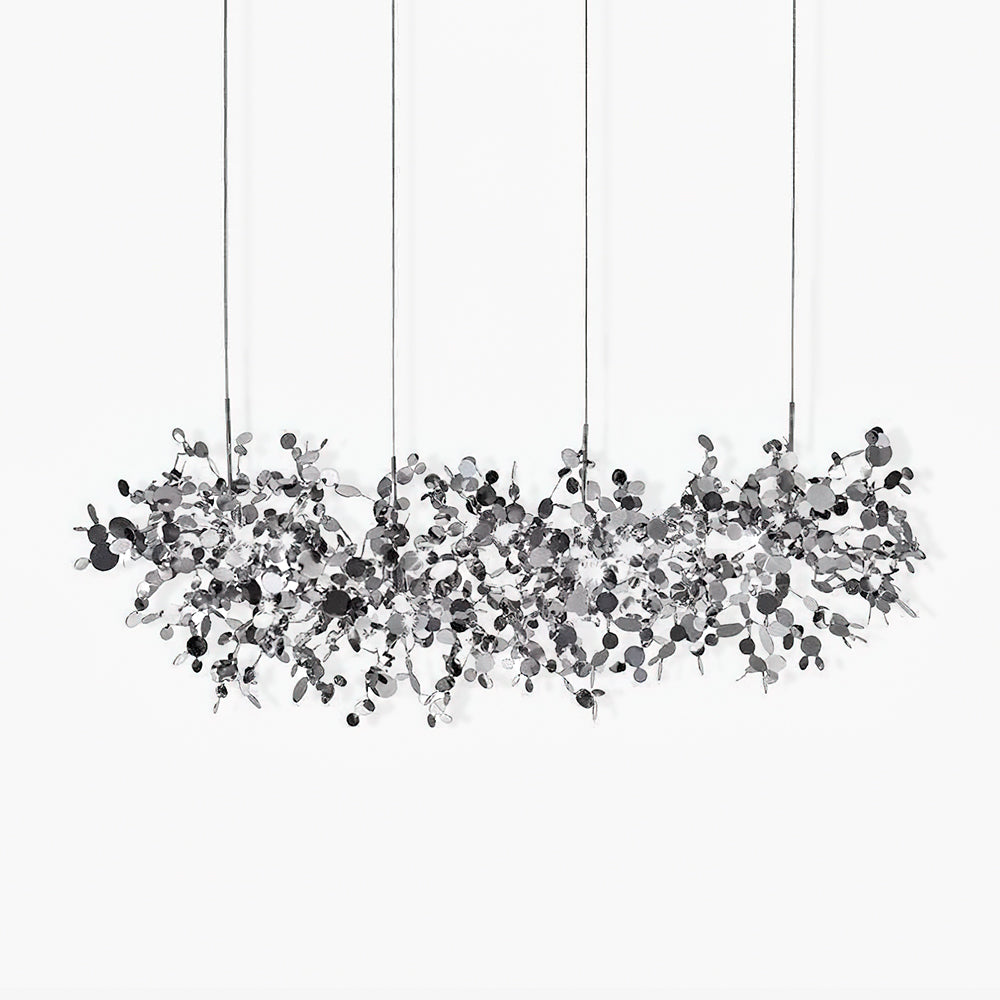 Grav Pendant Lamp Metallic Disc Cloud-Neutral Decor