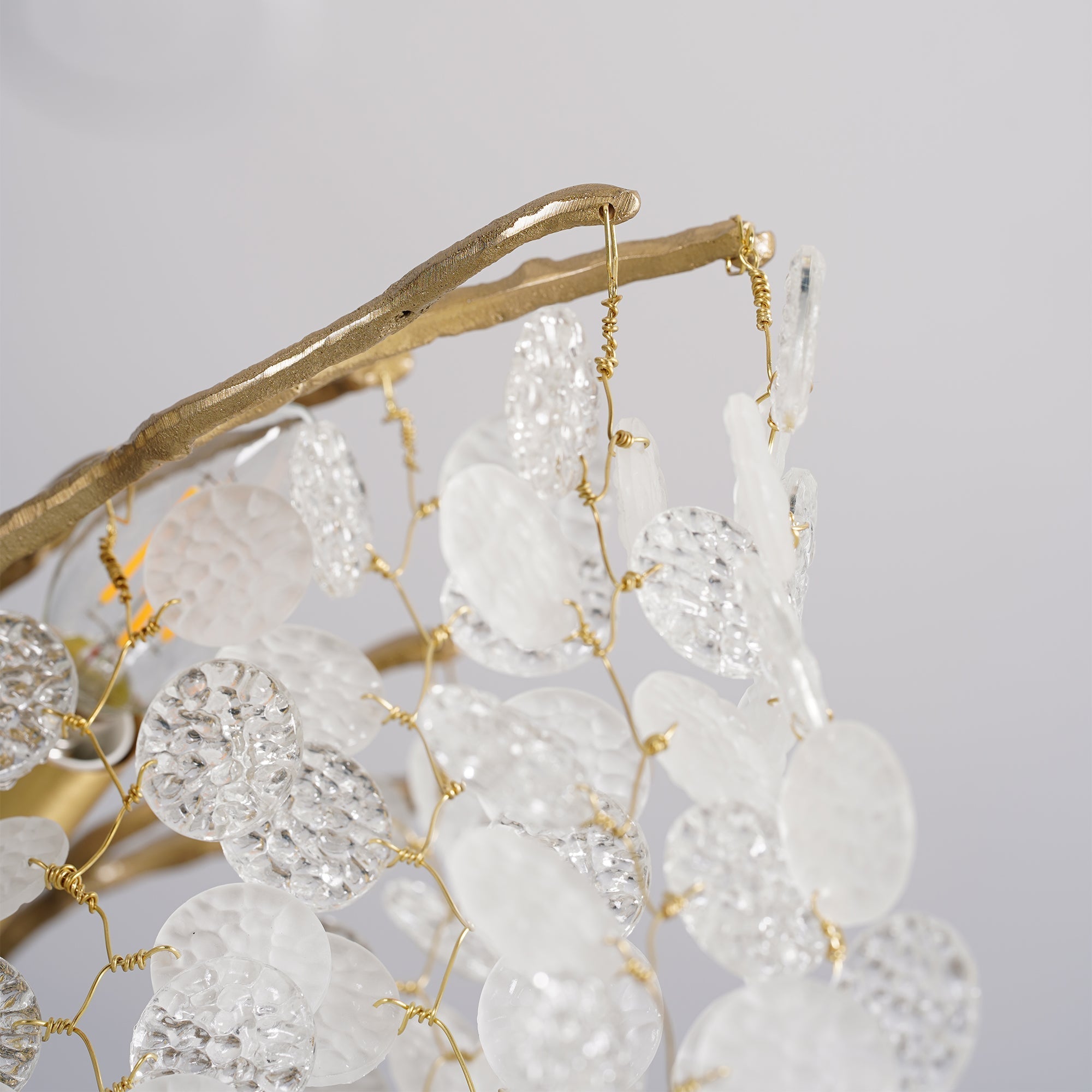 Miralyn Pendant Lamp Crystal Dewdrop-Neutral Decor