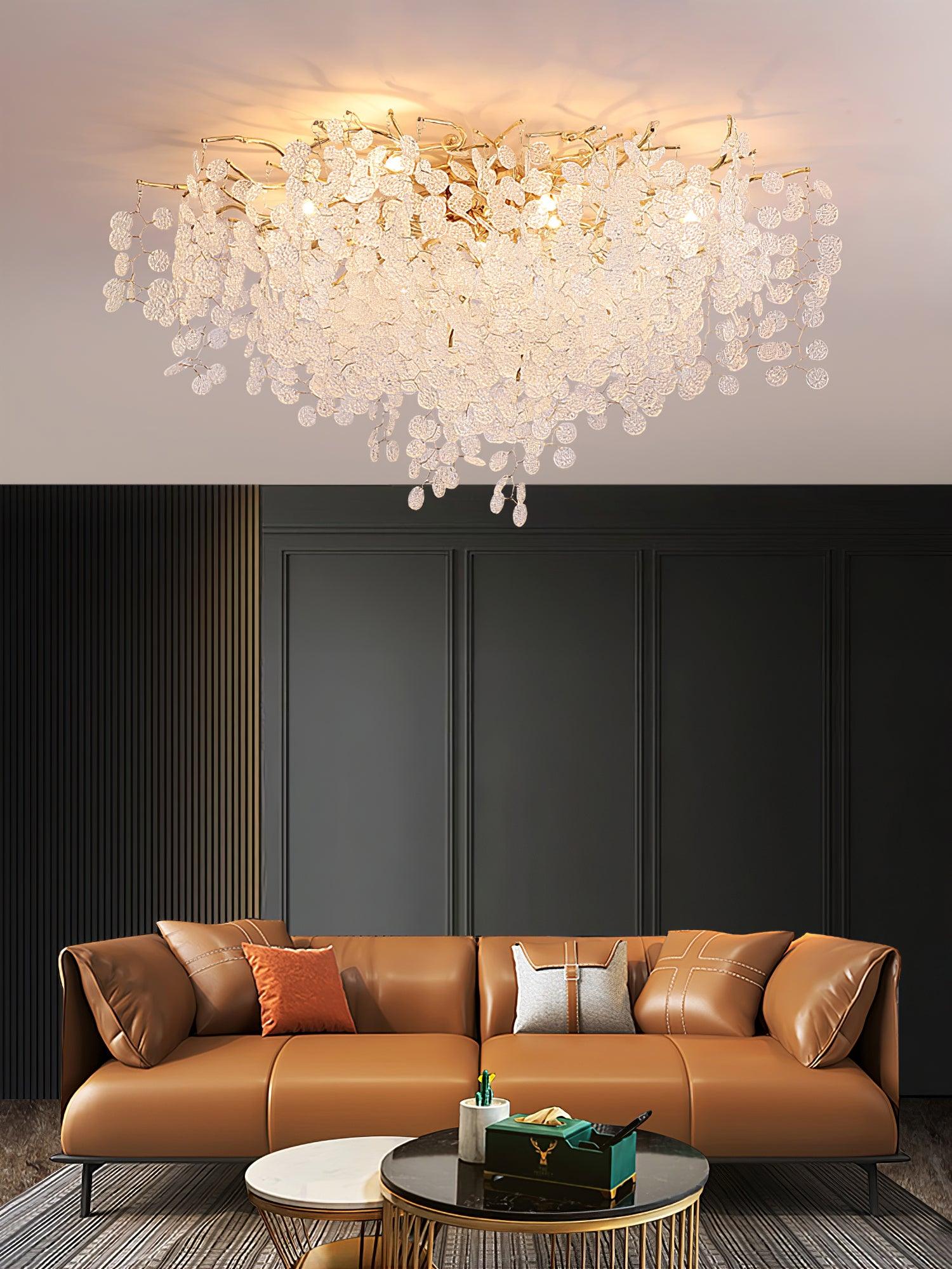 Glenor Luxury Aluminum Ceiling Lamp-Neutral Decor