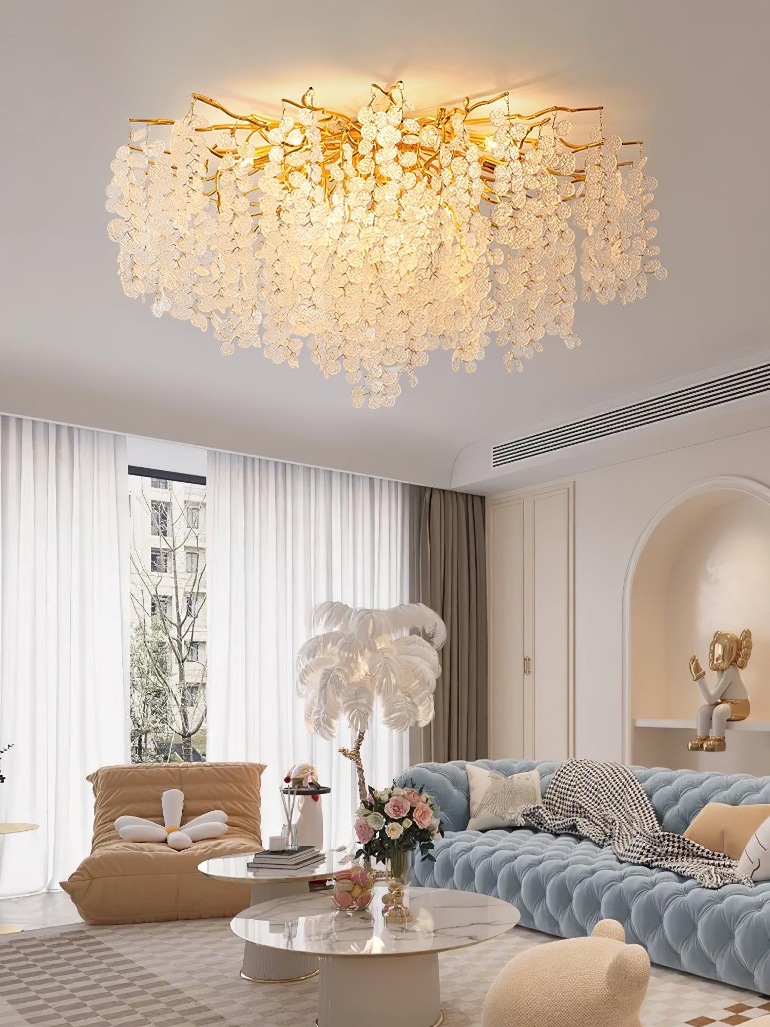Glenor Luxury Aluminum Ceiling Lamp-Neutral Decor