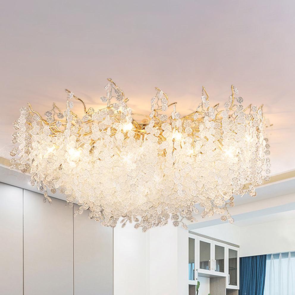 Glenor Luxury Aluminum Ceiling Lamp-Neutral Decor