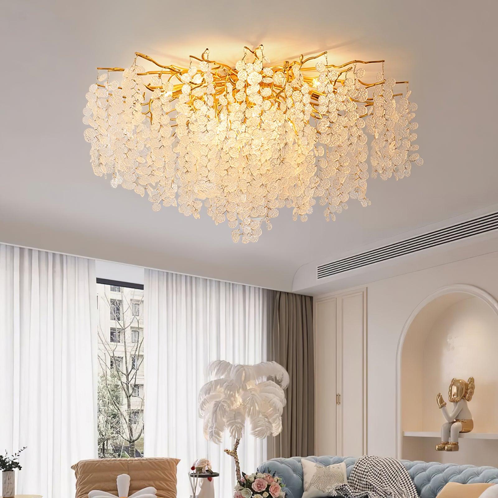 Glenor Luxury Aluminum Ceiling Lamp-Neutral Decor