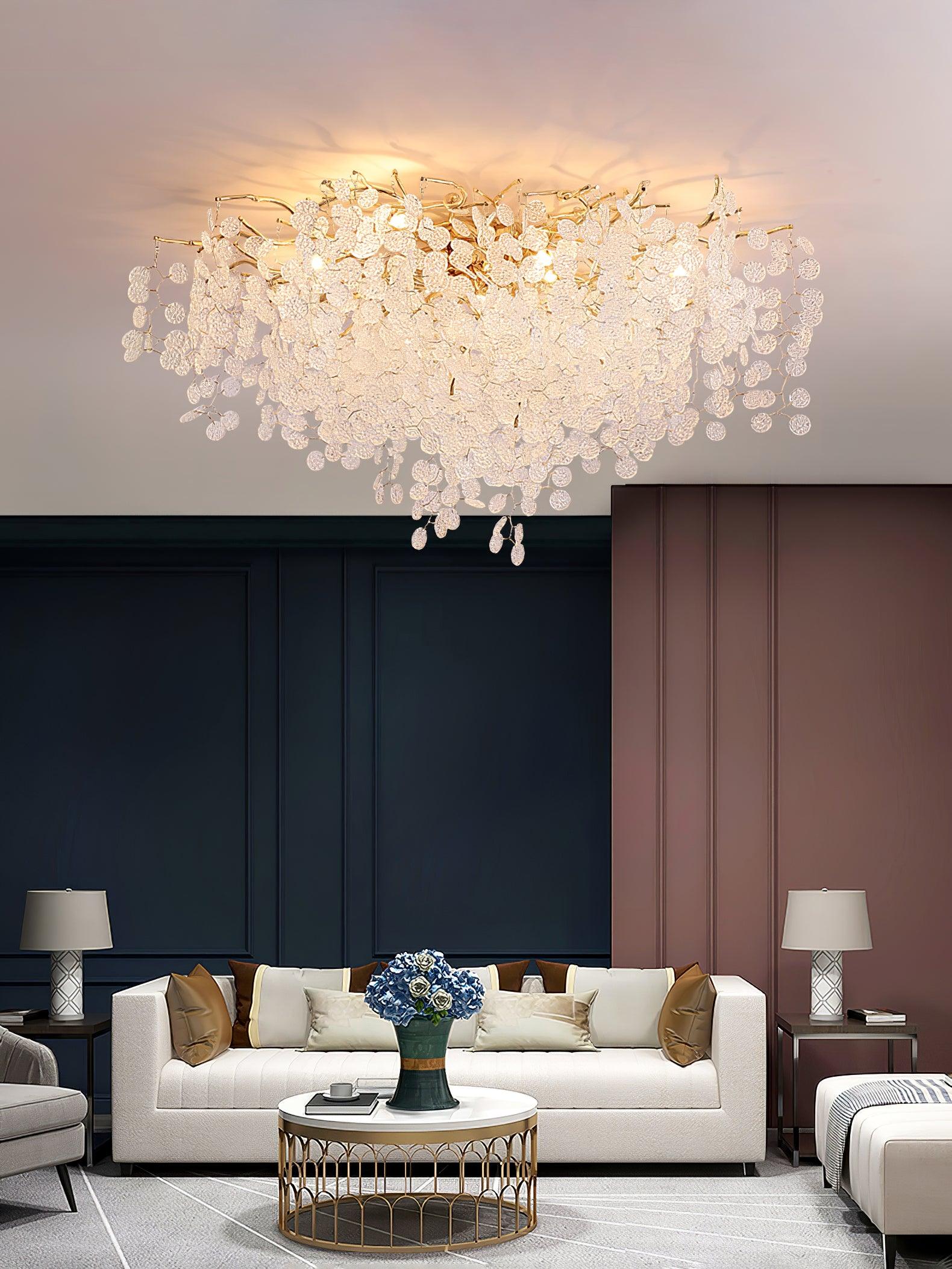 Glenor Luxury Aluminum Ceiling Lamp-Neutral Decor