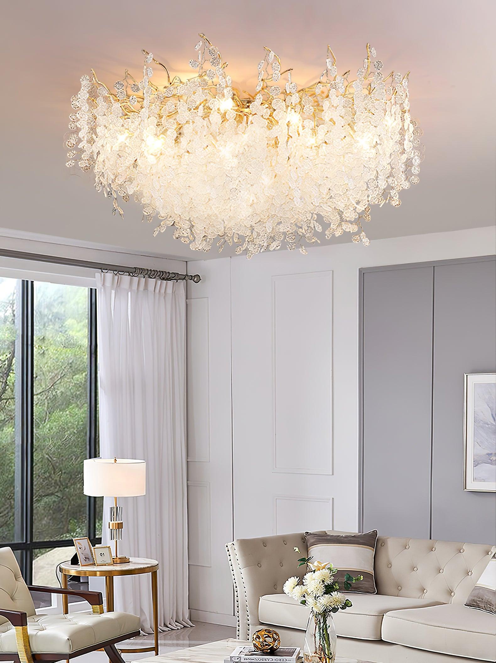 Glenor Luxury Aluminum Ceiling Lamp-Neutral Decor