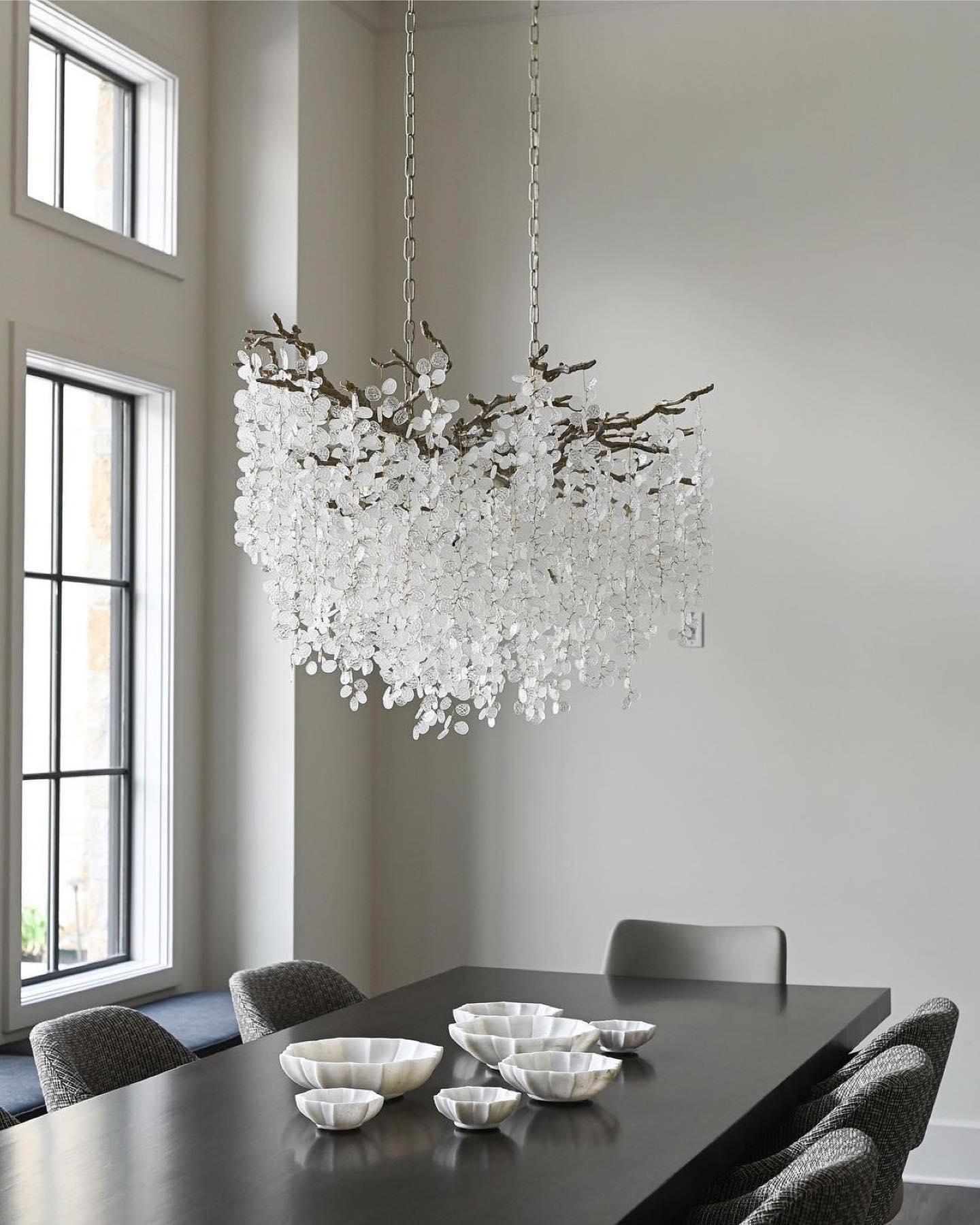 Miralyn Pendant Lamp Crystal Dewdrop-Neutral Decor