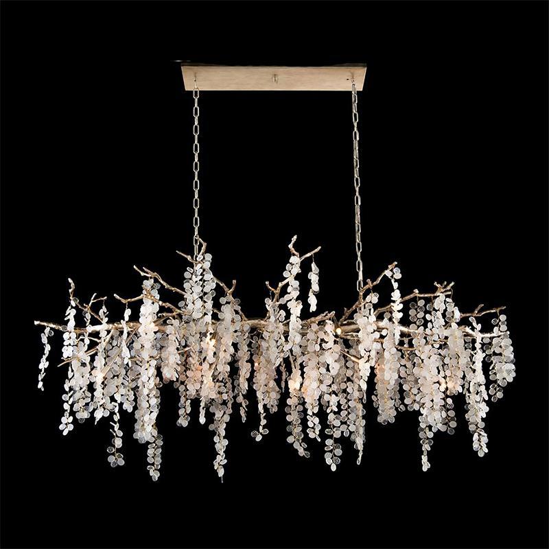 Miralyn Pendant Lamp Crystal Dewdrop-Neutral Decor