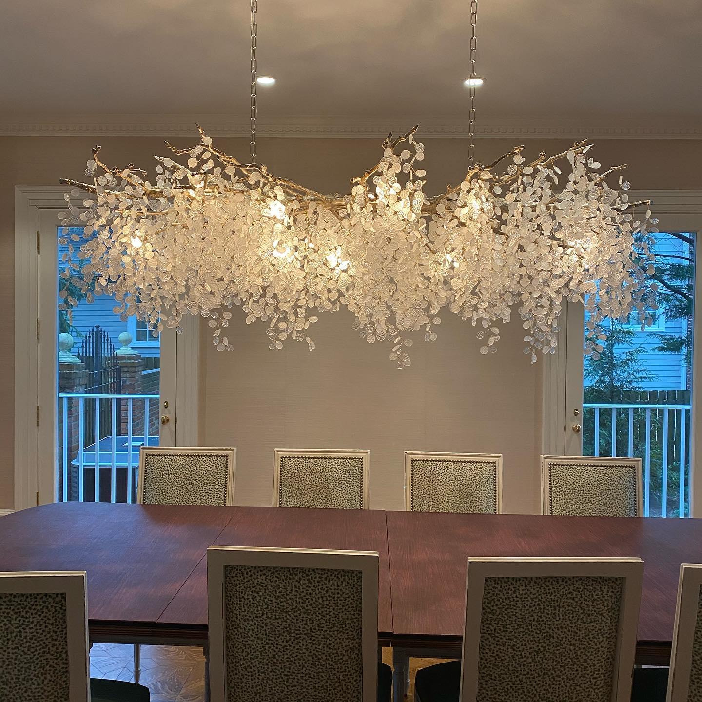 Miralyn Pendant Lamp Crystal Dewdrop-Neutral Decor