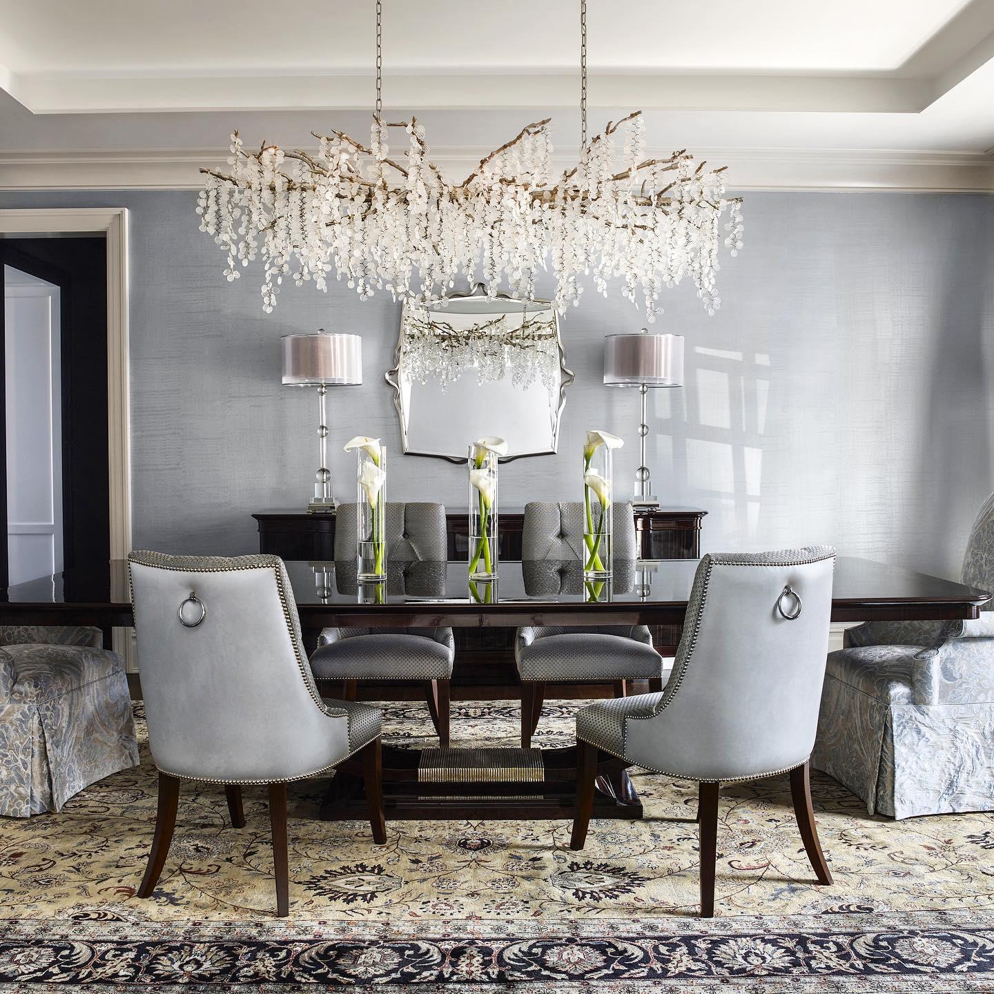 Miralyn Pendant Lamp Crystal Dewdrop-Neutral Decor