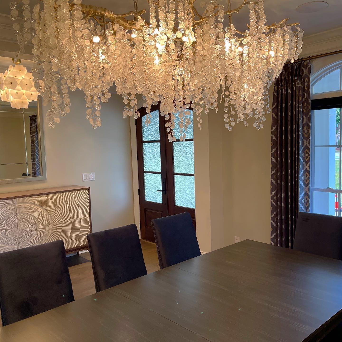 Miralyn Pendant Lamp Crystal Dewdrop-Neutral Decor