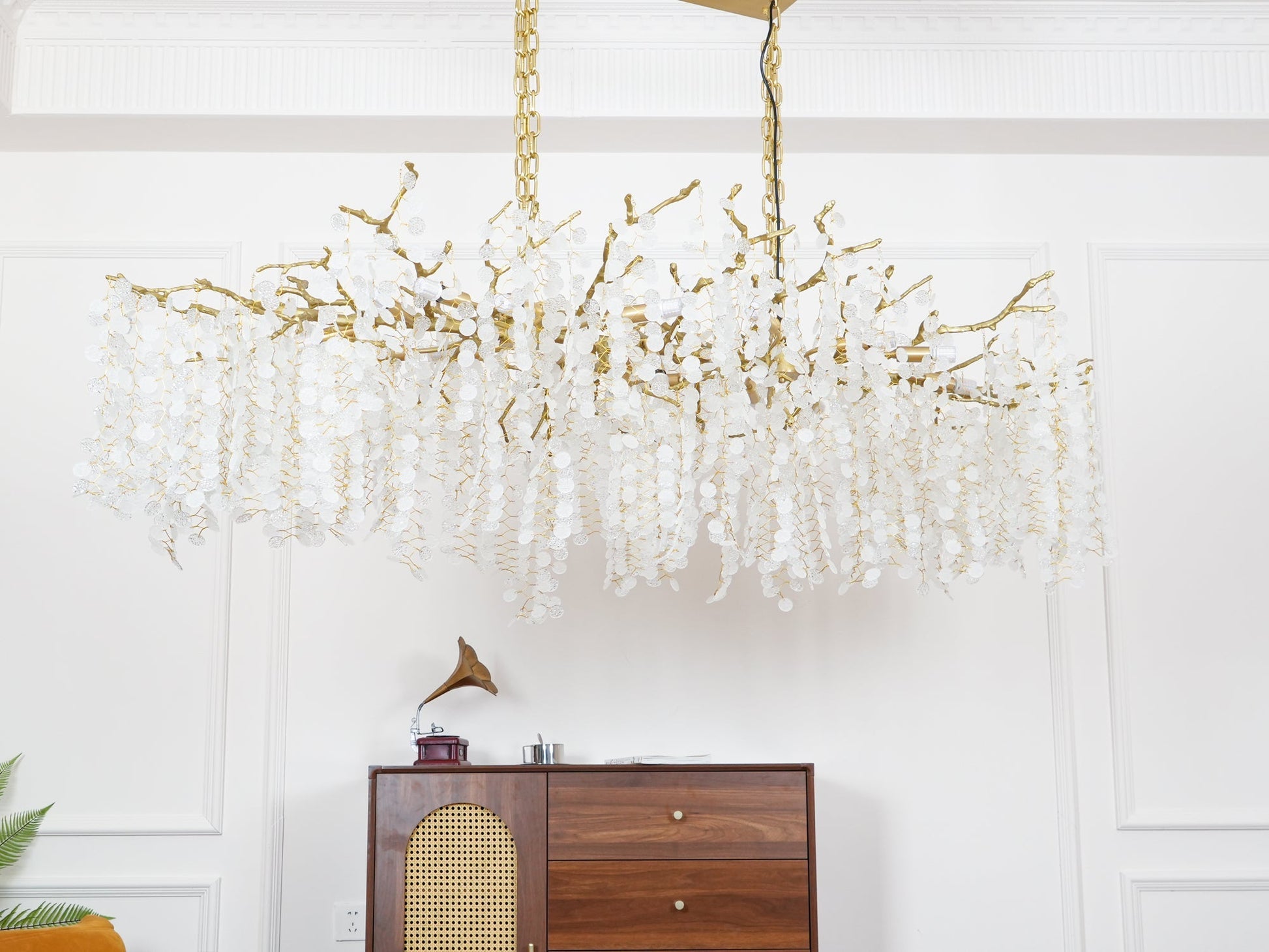 Miralyn Pendant Lamp Crystal Dewdrop-Neutral Decor