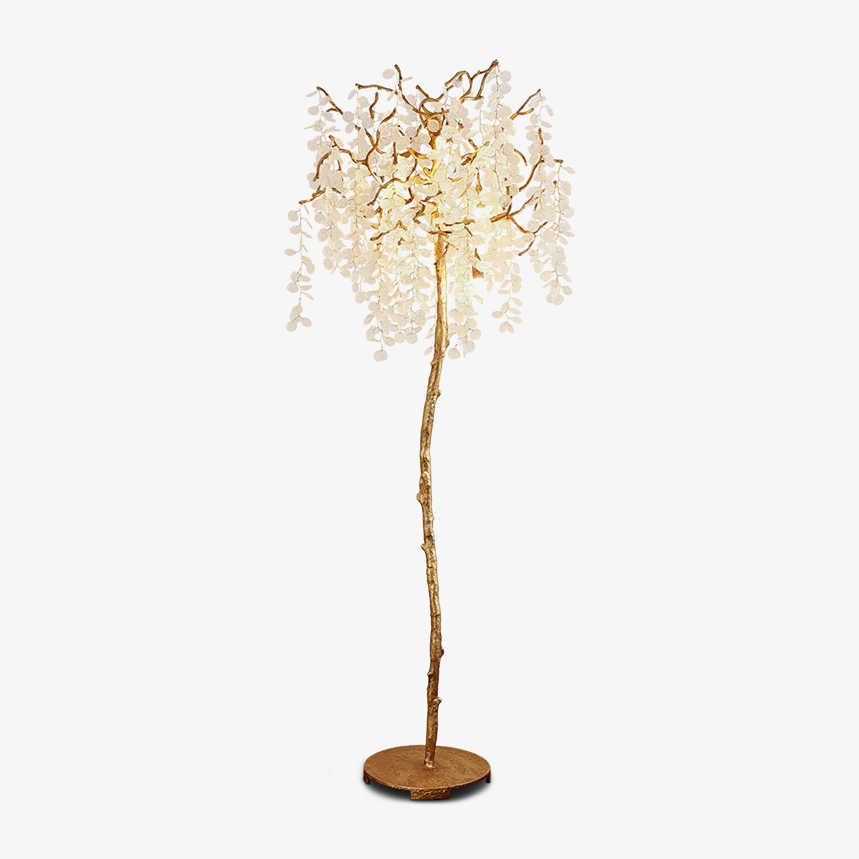 Arsorir Glass Tree Floor Lamp-Neutral Decor