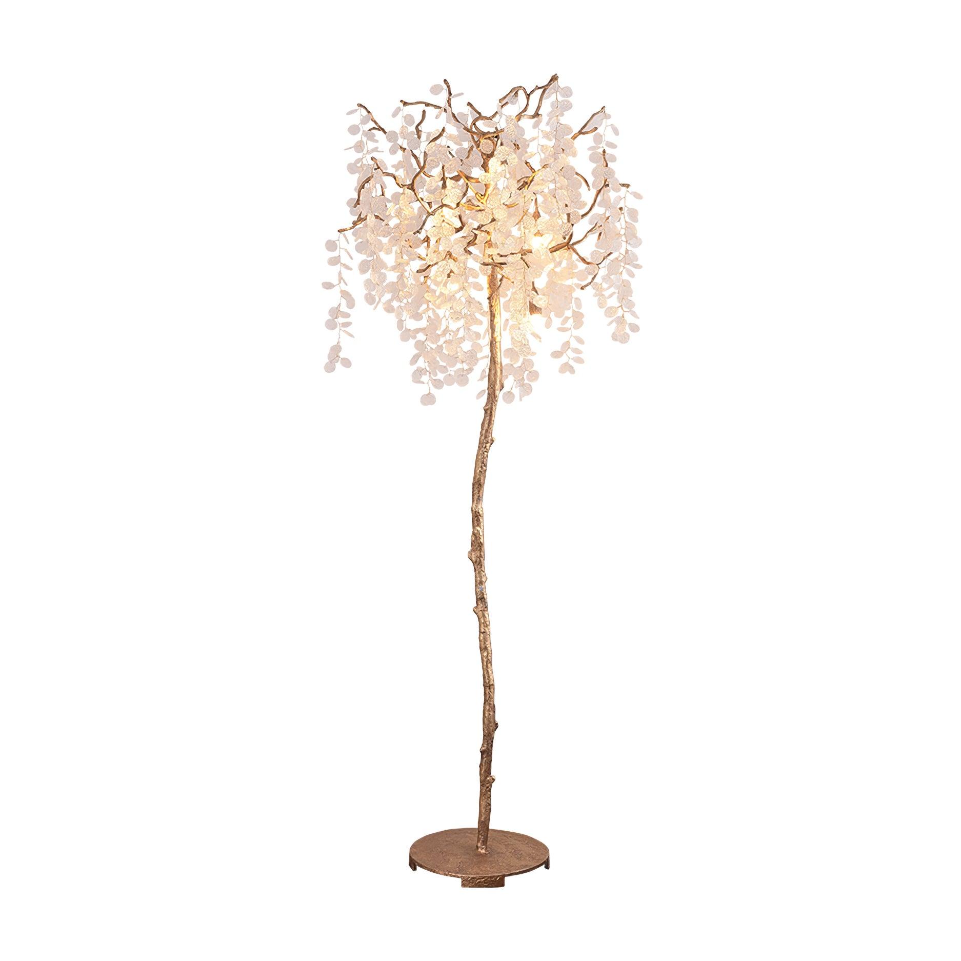 Arsorir Glass Tree Floor Lamp-Neutral Decor