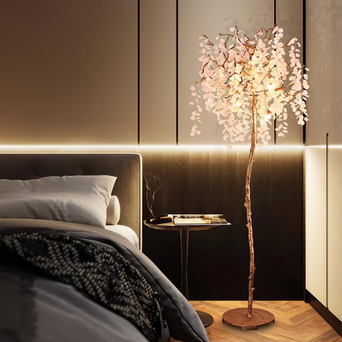 Arsorir Glass Tree Floor Lamp-Neutral Decor
