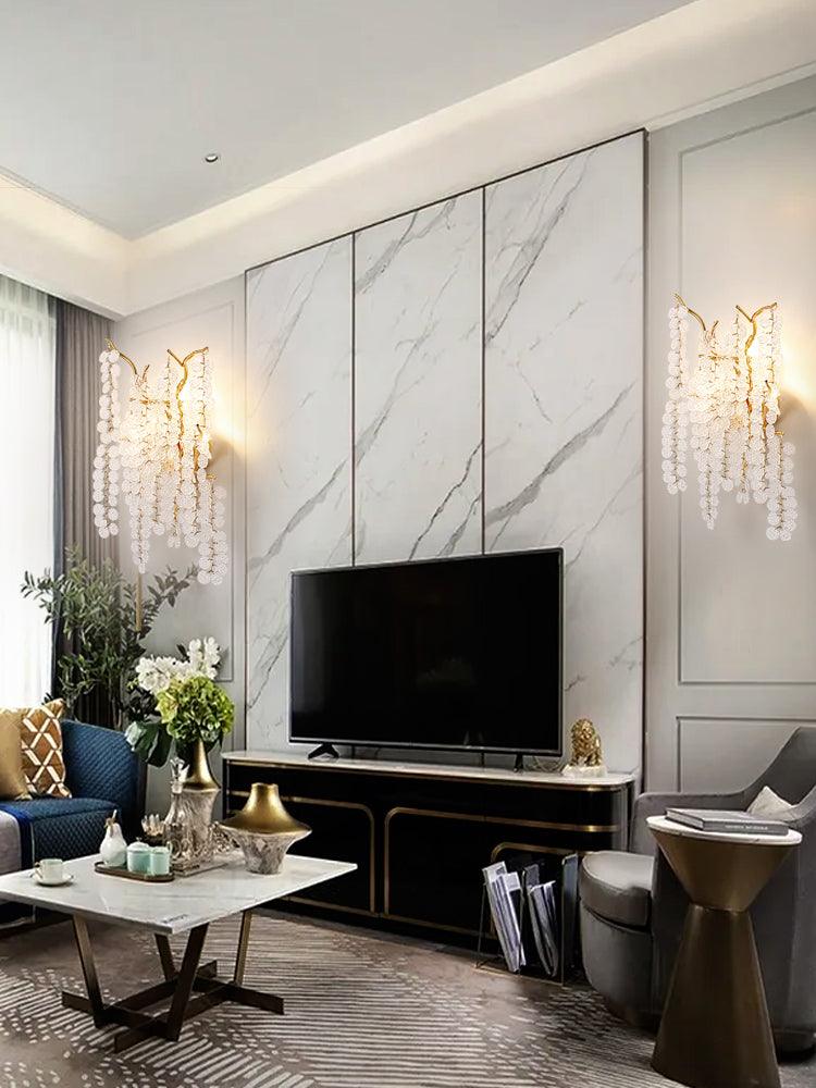 Citalos Postmodern Luxury Crystal Wall Lamp-Neutral Decor