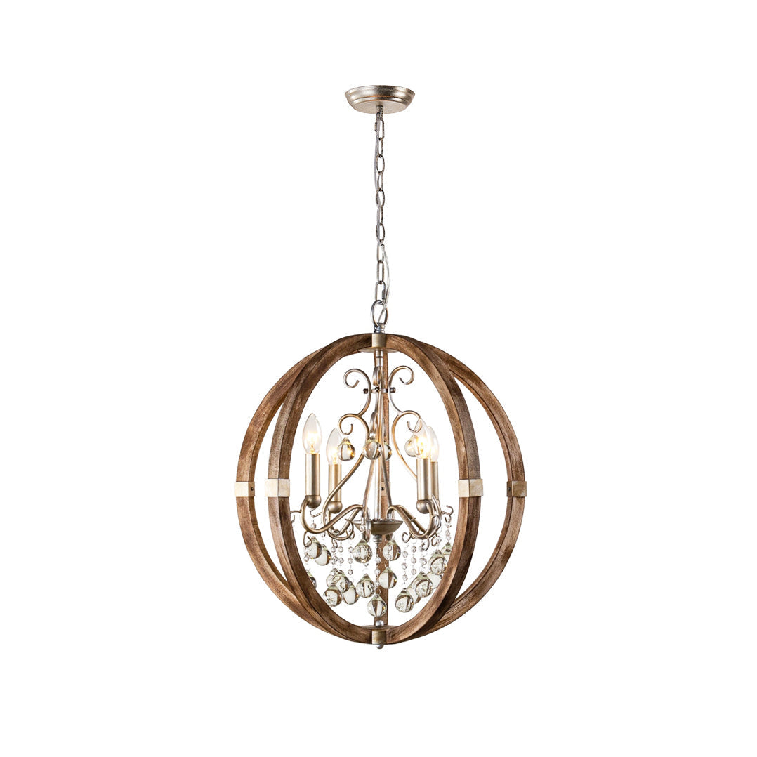 Isabella Wooden Pendant Lamp