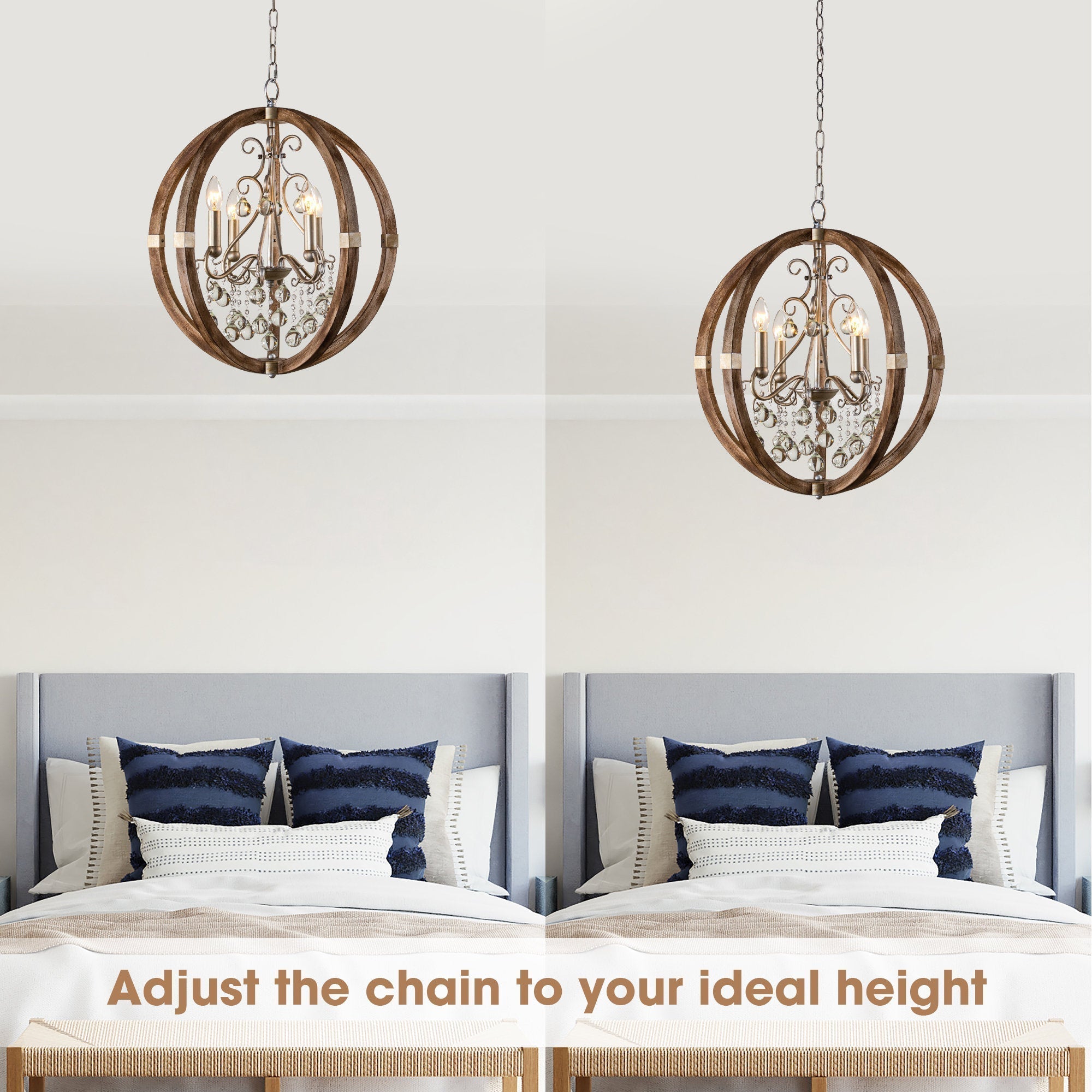 Isabella Wooden Pendant Lamp